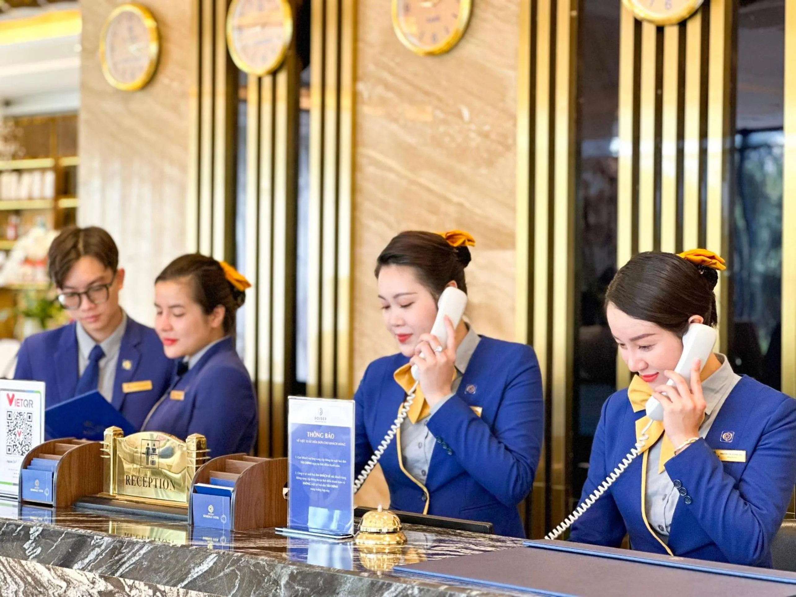 Staff in Sandals Vista Hotel