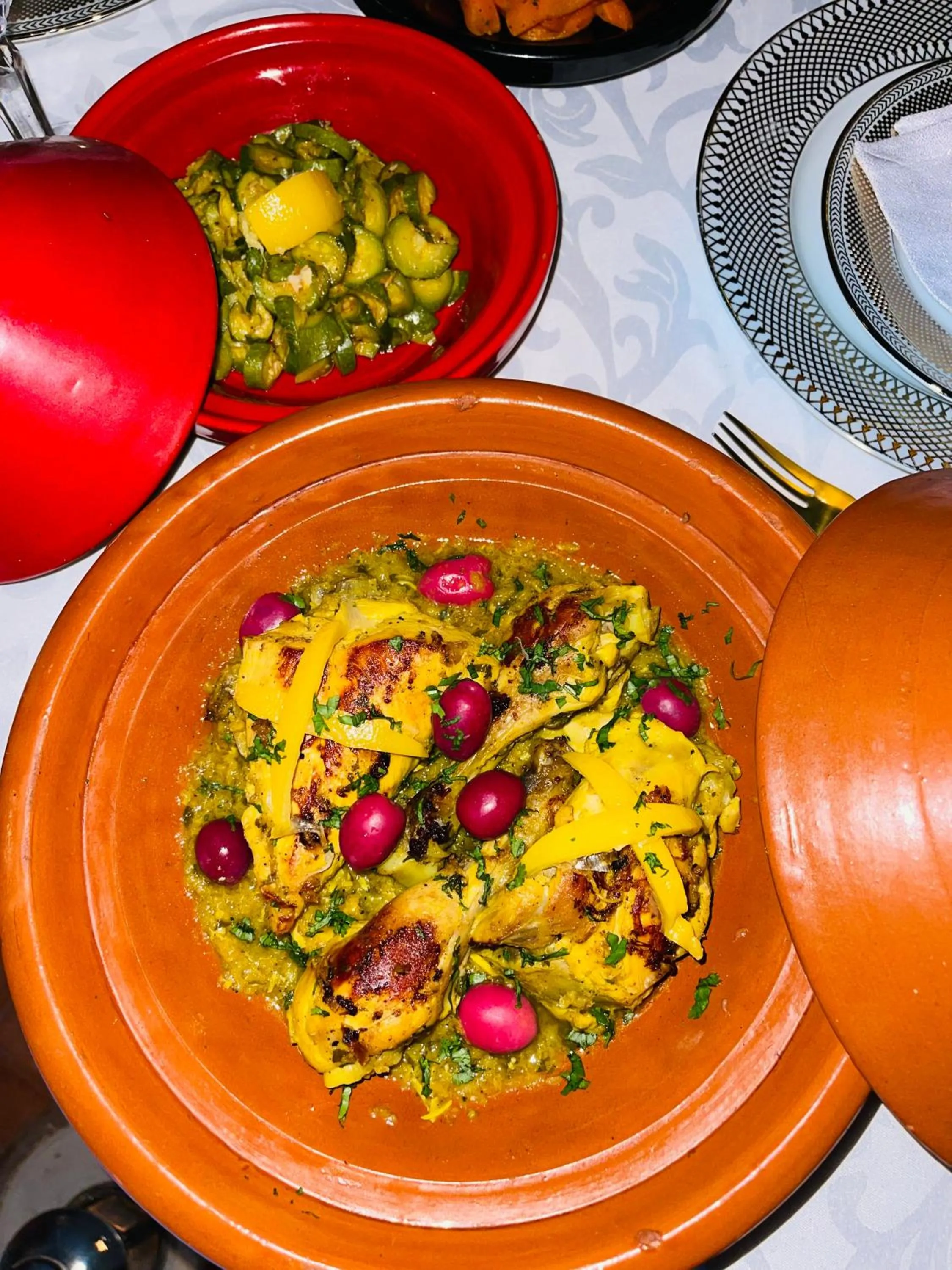 Food close-up in Riad Zarka By La Siredrah