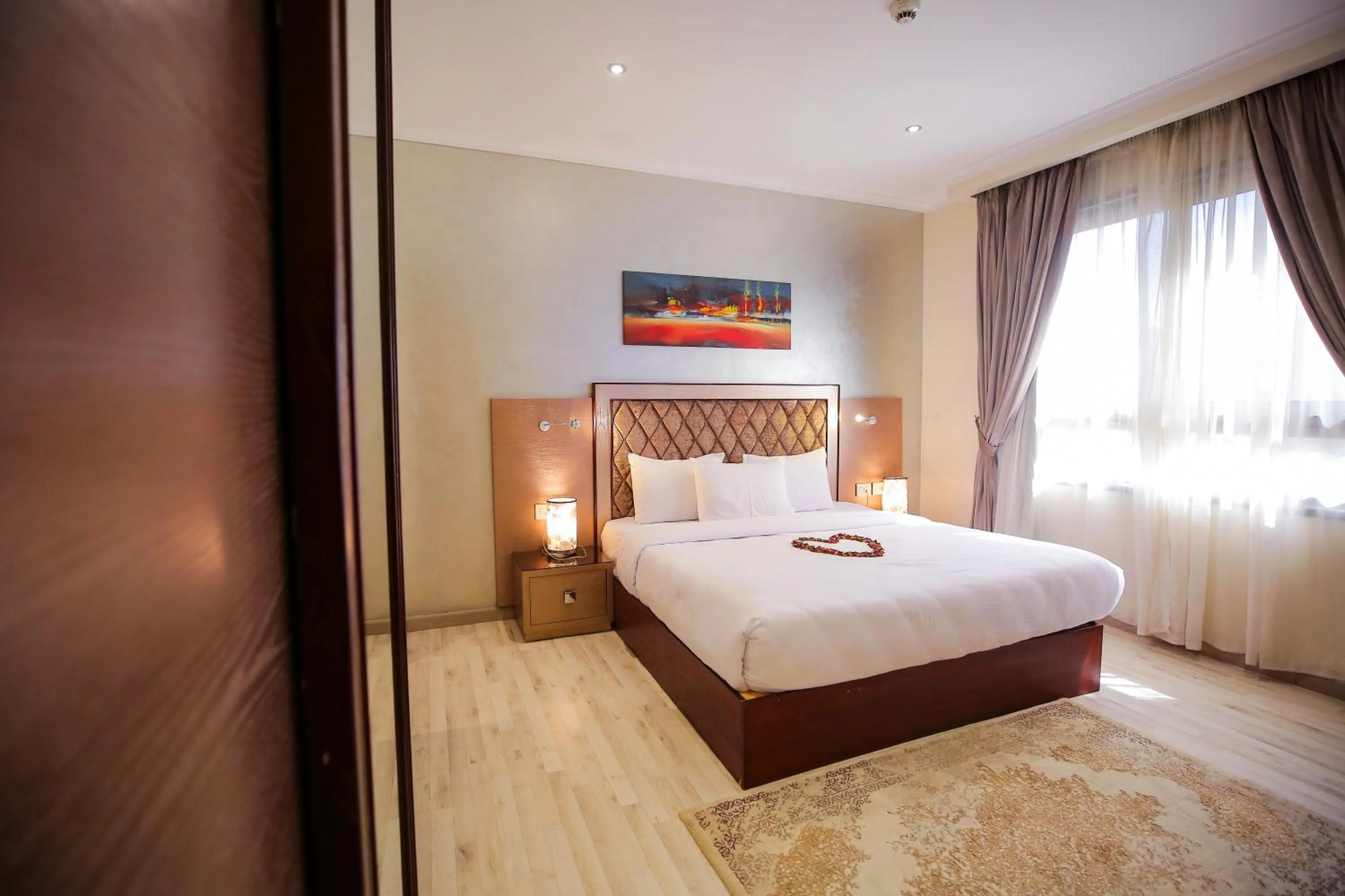 Bed in Cairo Taj Hotels & Suites - Dokki
