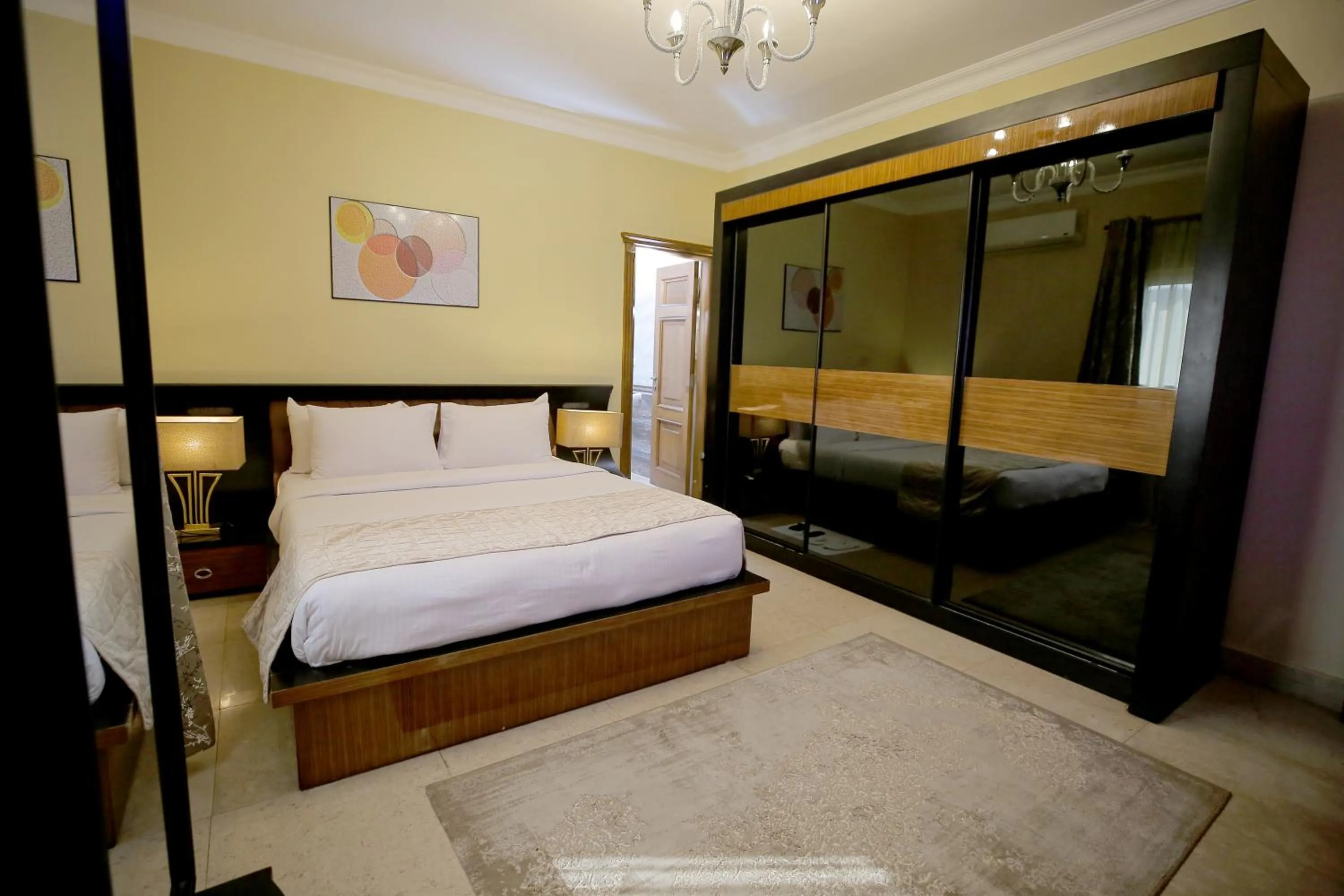 Bed in Cairo Taj Hotels & Suites - Dokki