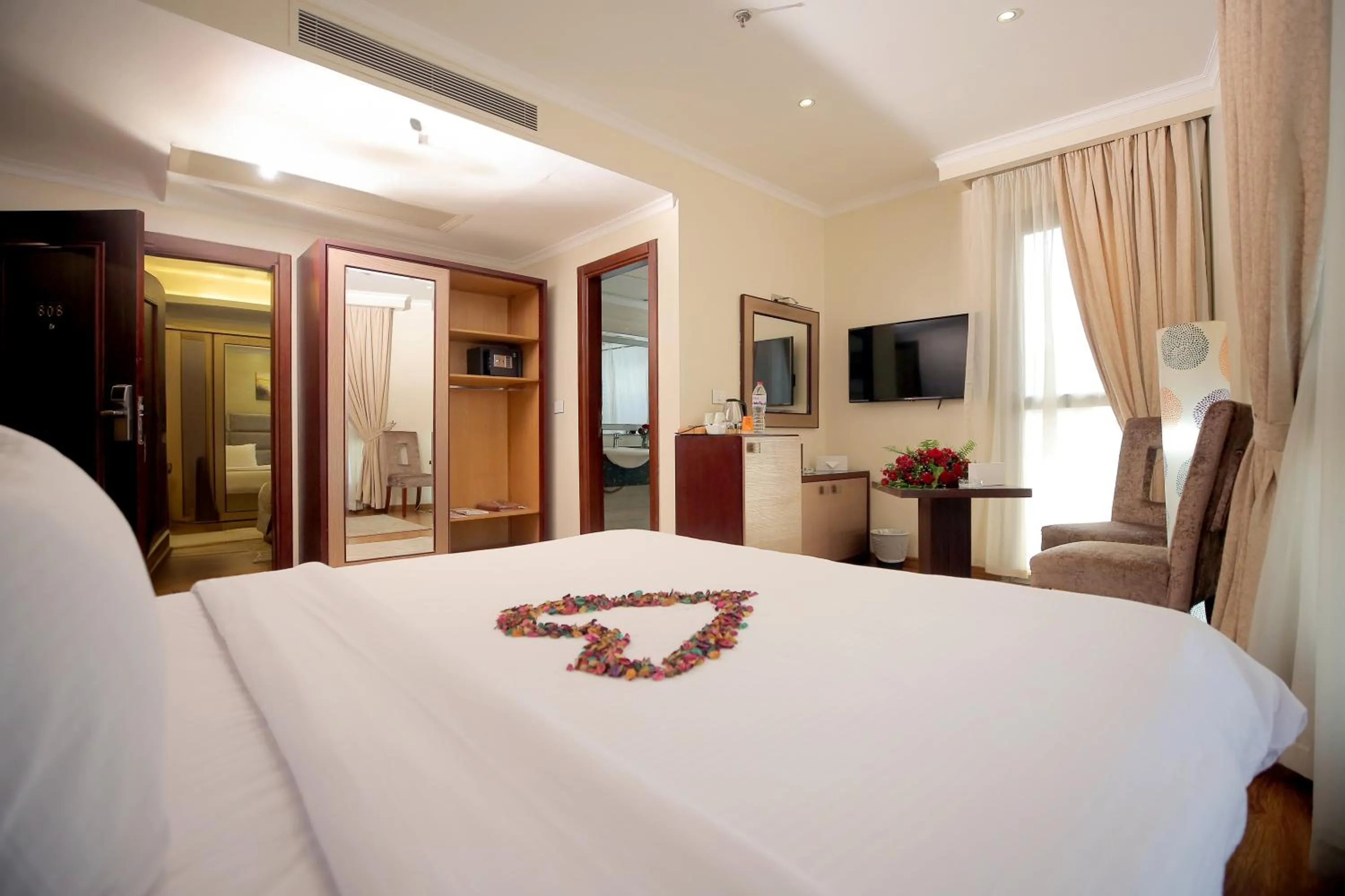 Bed in Cairo Taj Hotels & Suites - Dokki