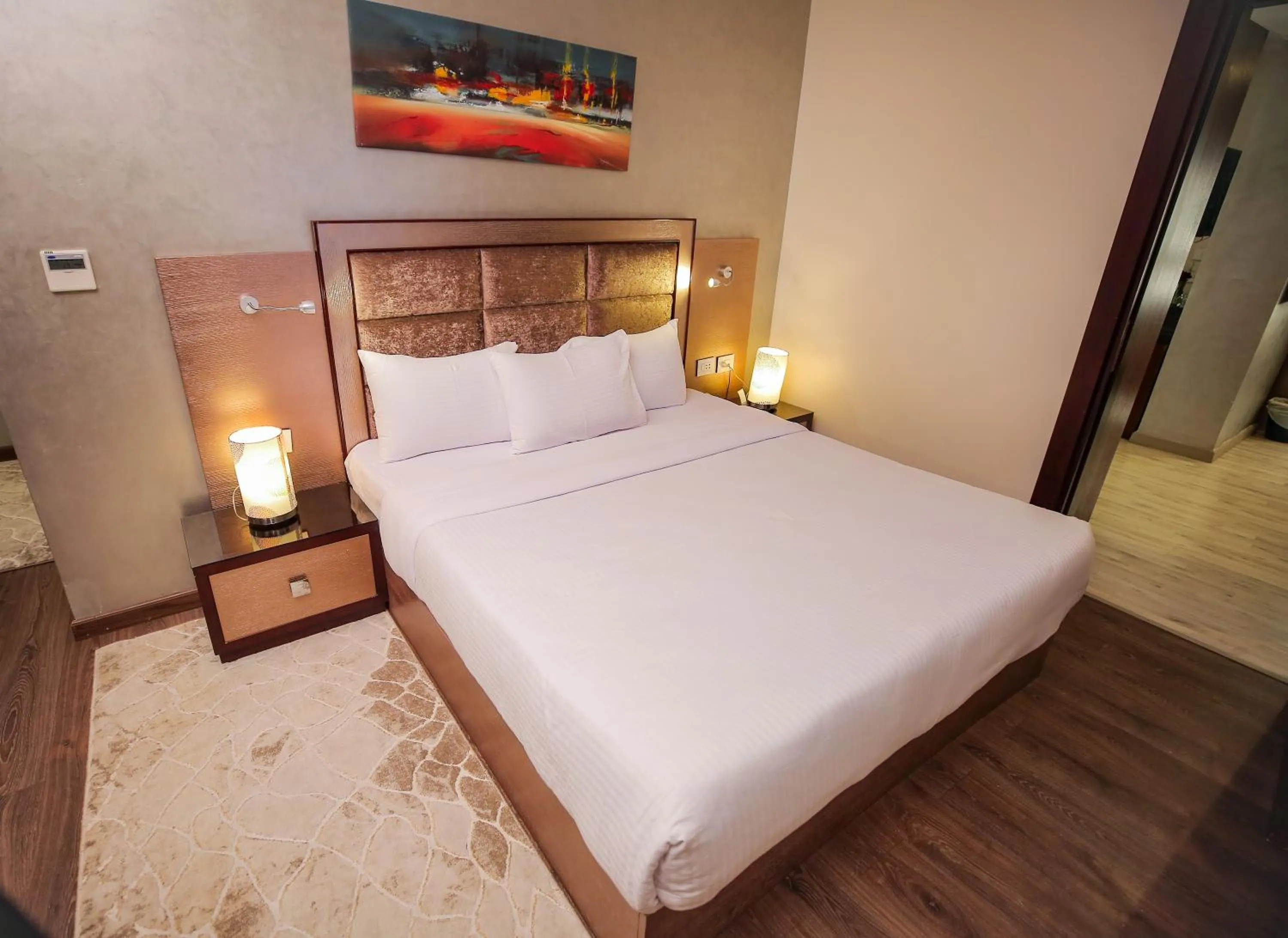 Bed in Cairo Taj Hotels & Suites - Dokki