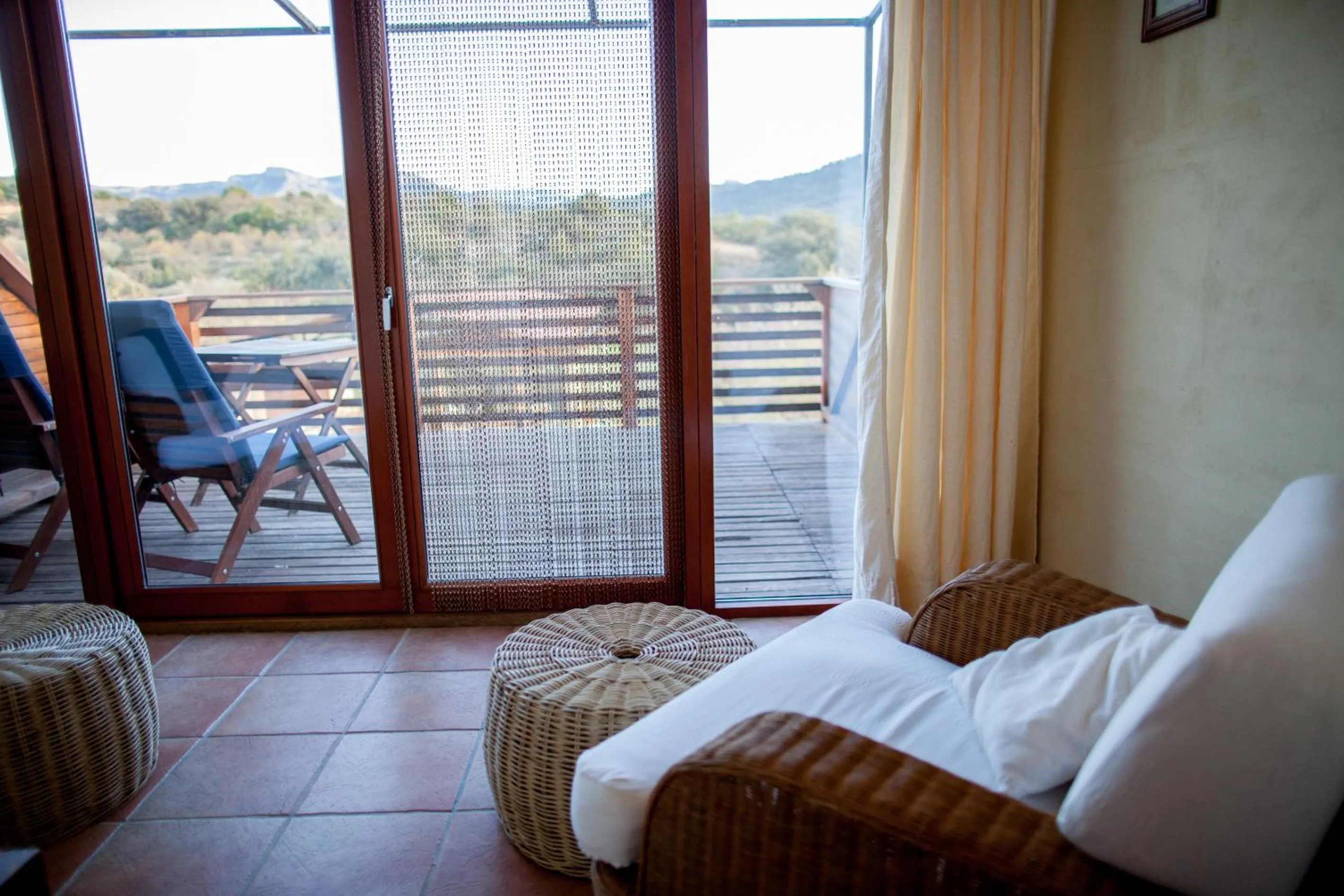 Living room, Bed in Mas del Bot