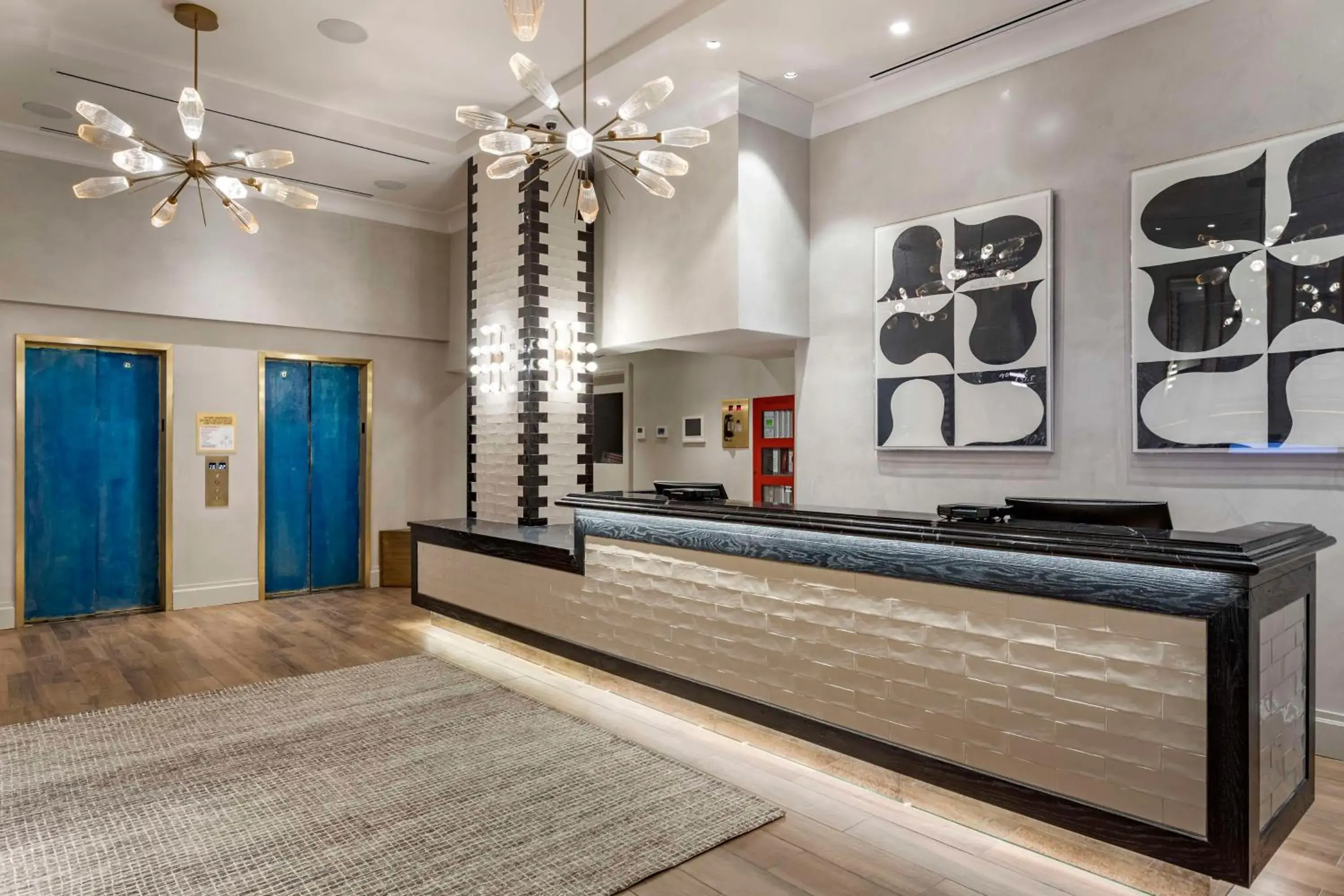 Lobby or reception in The Draper New York, Tapestry Collection by Hilton Lobby or reception in The Draper New York, Tapestry Collection by Hilton