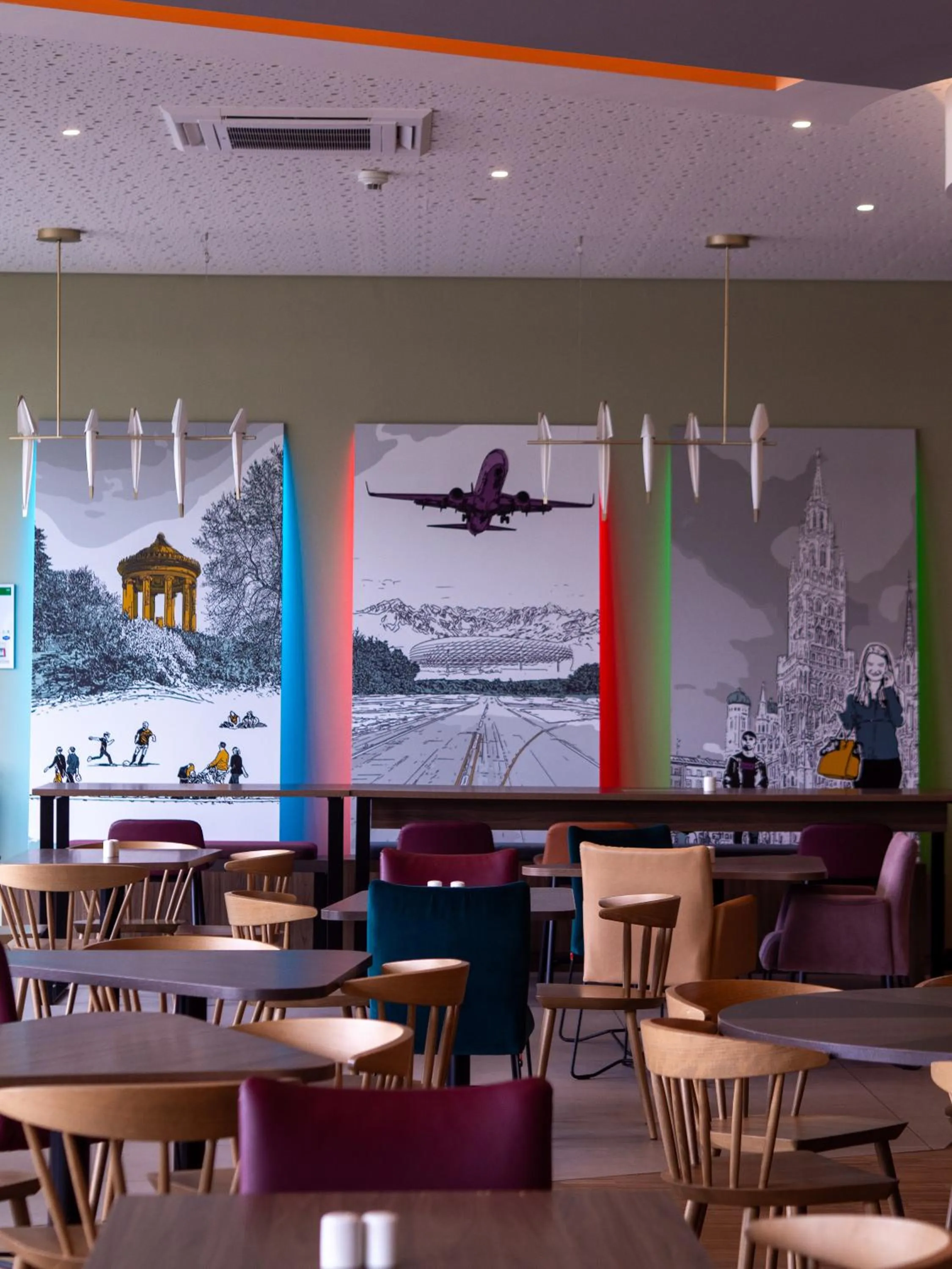 Restaurant/places to eat in Hampton by Hilton Munich Airport South