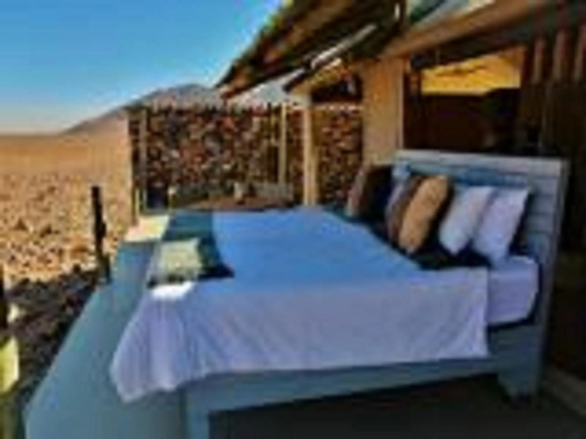 Balcony/Terrace, Bed in Elegant Desert Camp