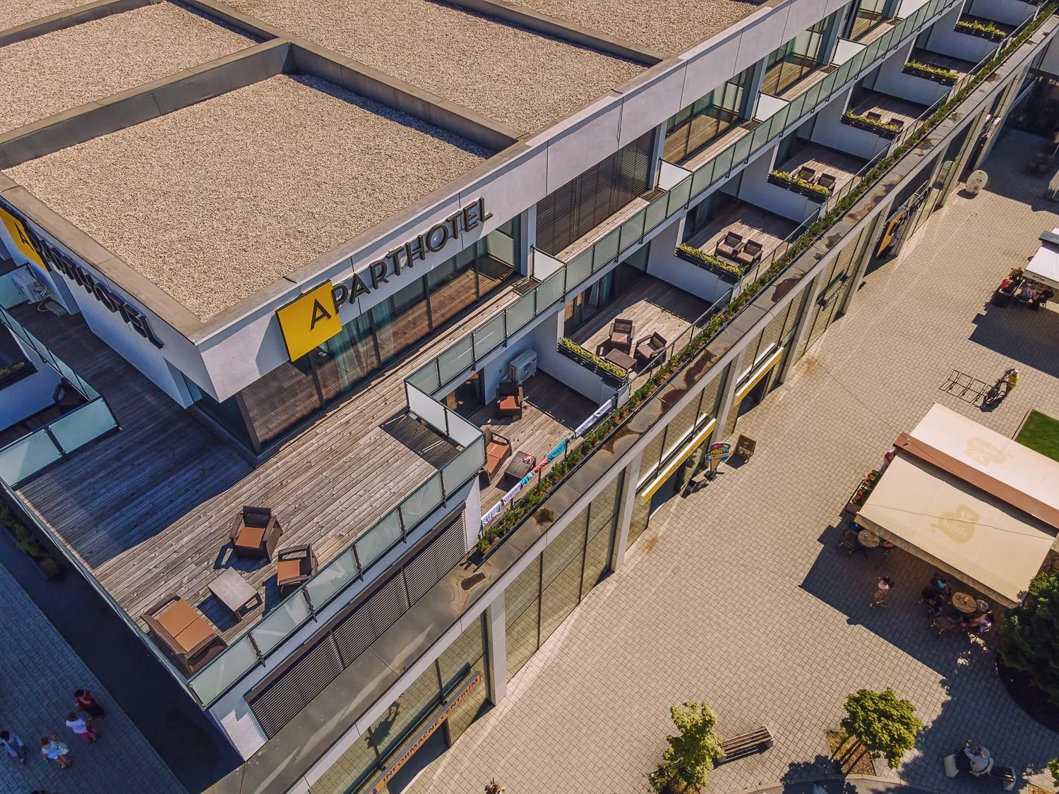Property building in Aparthotel Central Liptovský Mikuláš