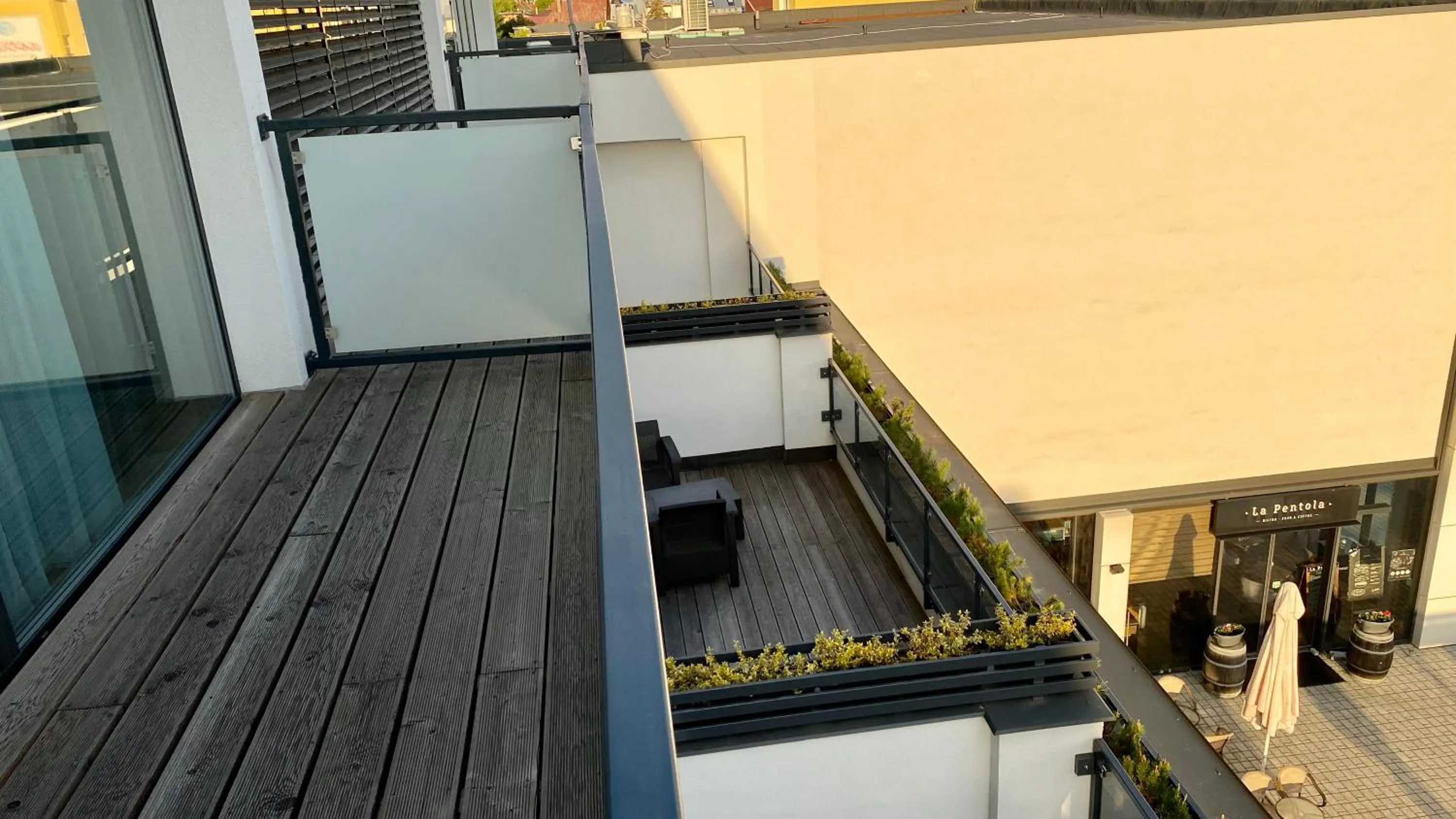 Balcony/Terrace in Aparthotel Central Liptovský Mikuláš