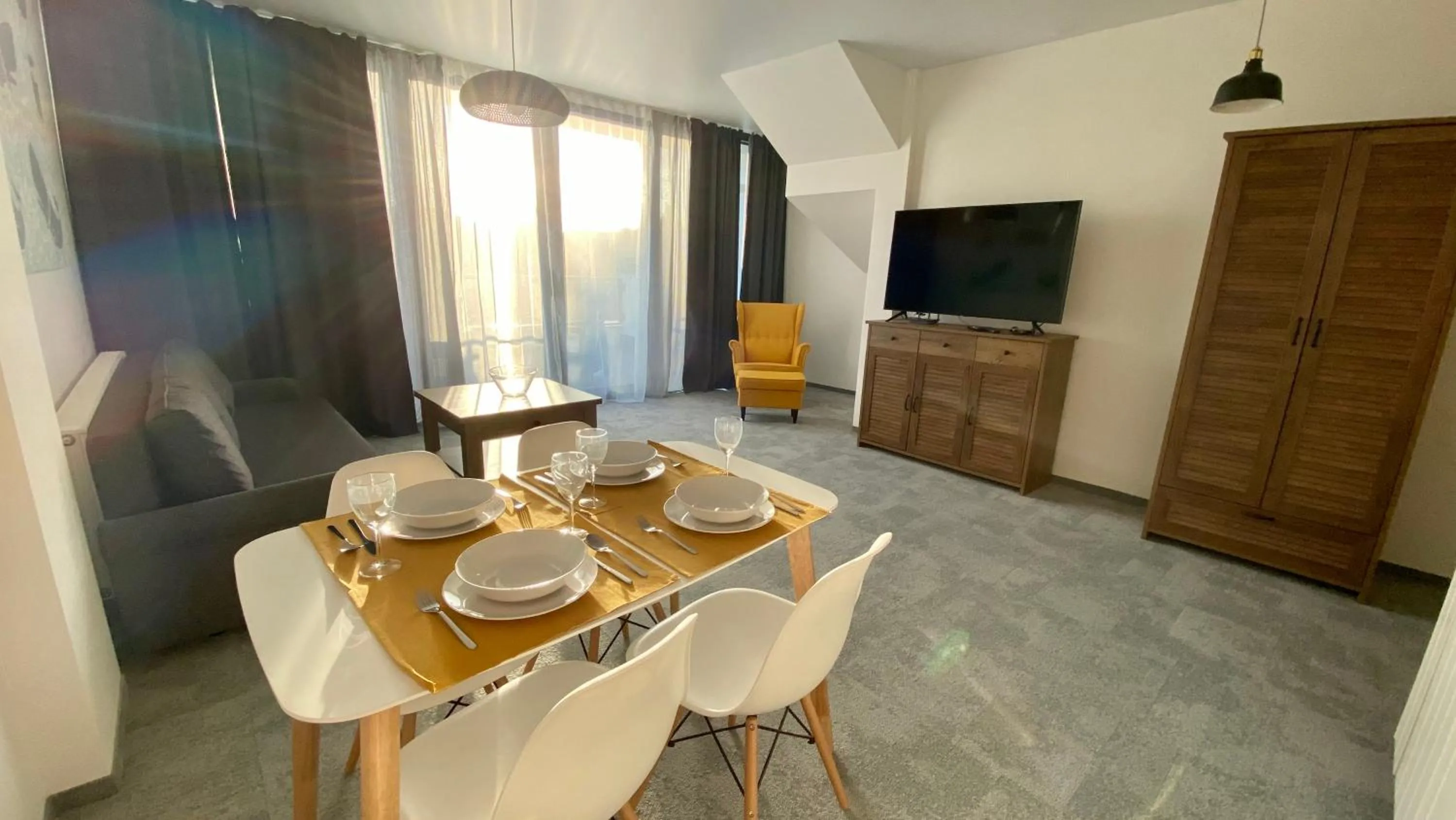 Dining area in Aparthotel Central Liptovský Mikuláš
