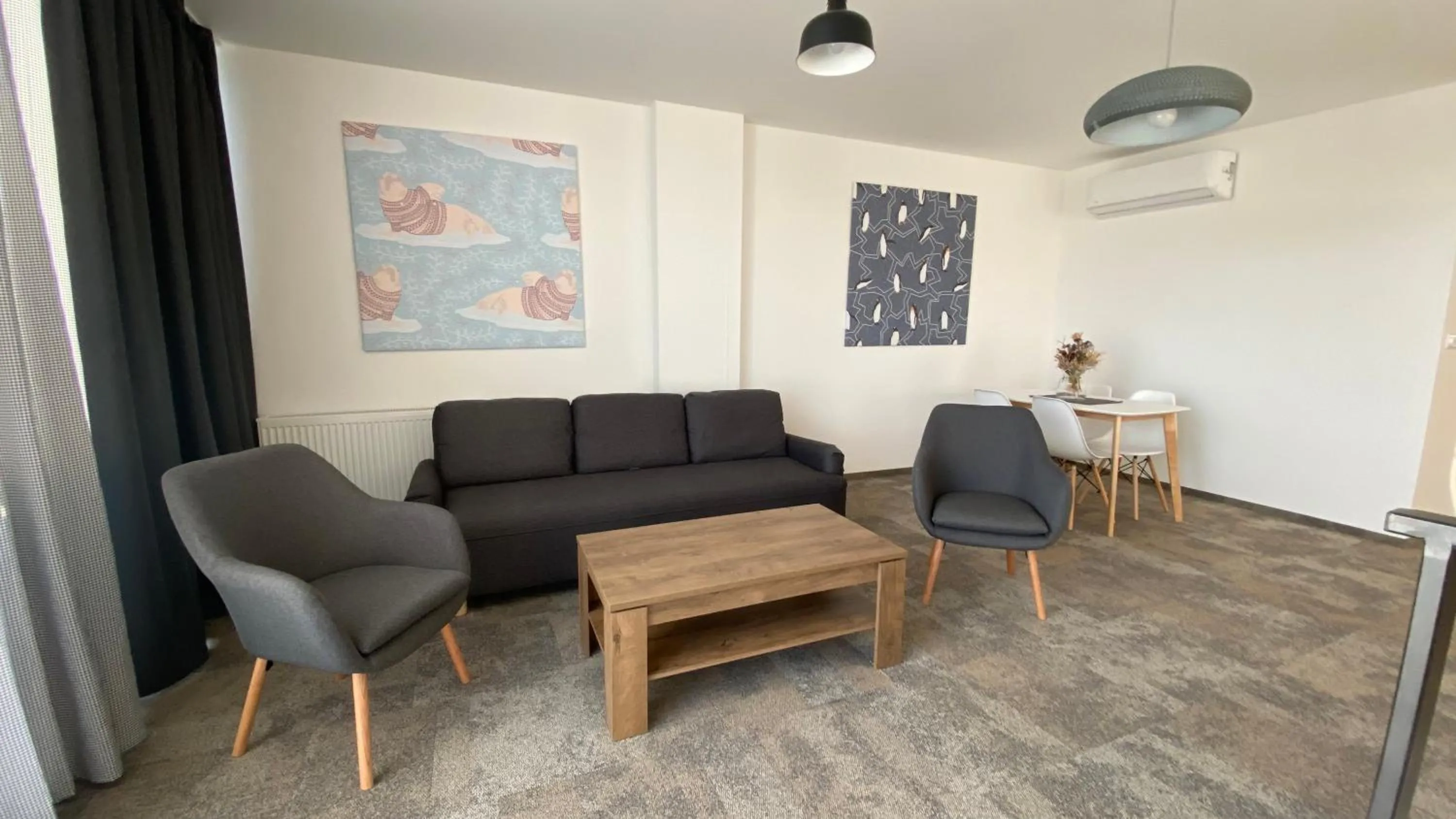 Seating area in Aparthotel Central Liptovský Mikuláš