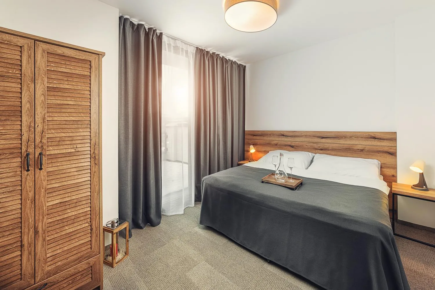 Bedroom, Bed in Aparthotel Central Liptovský Mikuláš