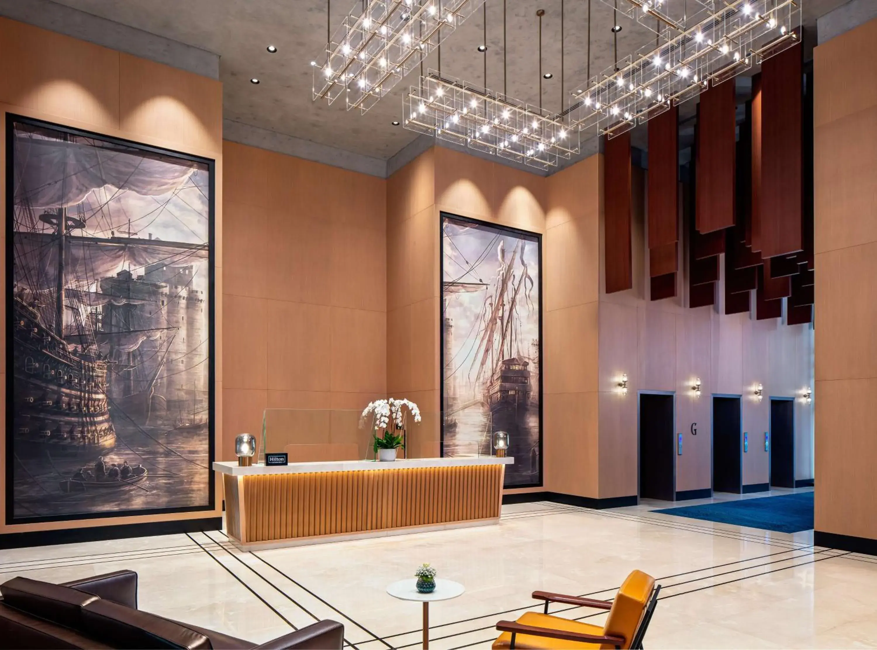 Lobby or reception in DoubleTree by Hilton Dubai M Square Hotel & Residences Lobby or reception in DoubleTree by Hilton Dubai M Square Hotel & Residences