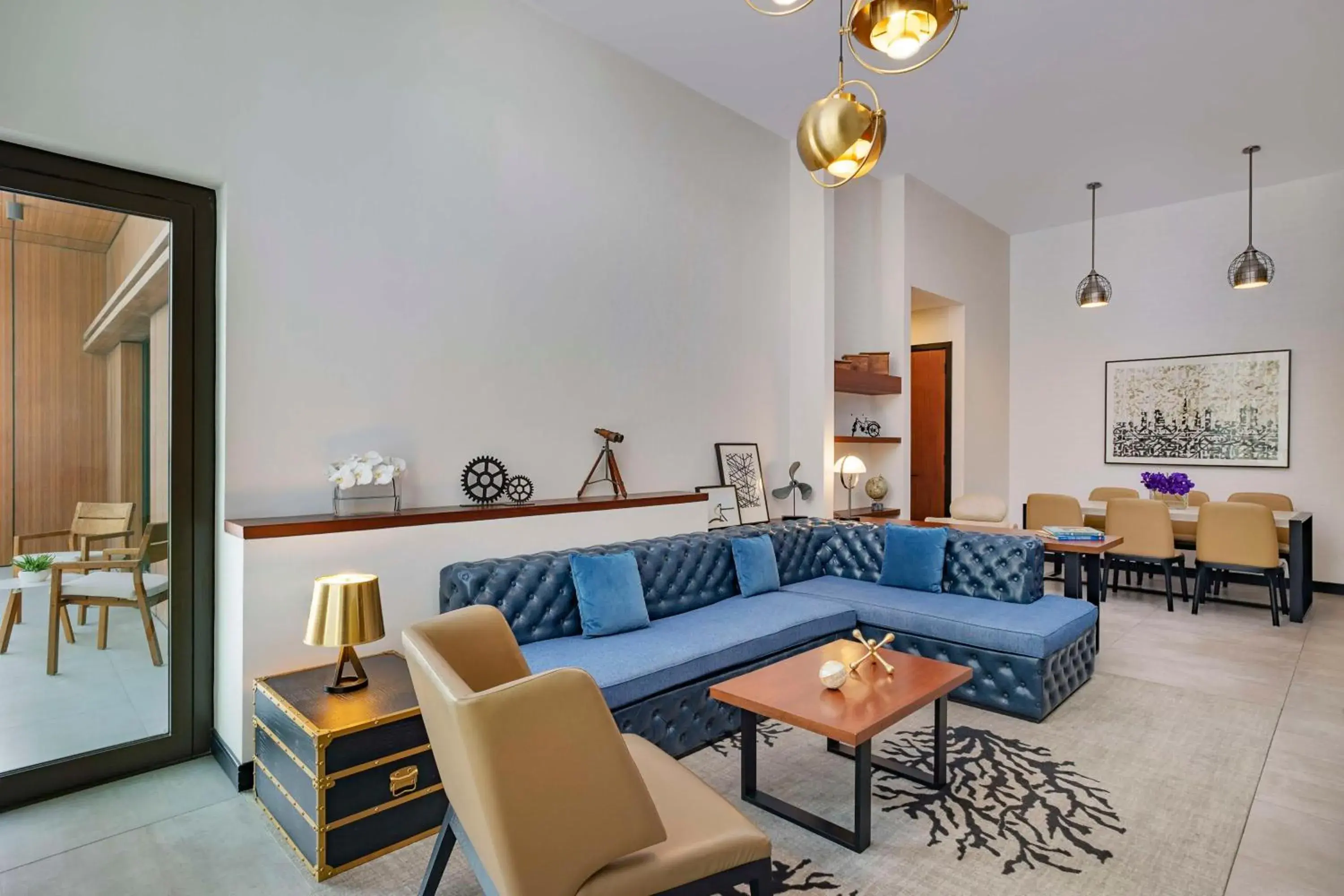 Four-Bedroom Apartment with Kitchen and Balcony in DoubleTree by Hilton Dubai M Square Hotel & Residences Four-Bedroom Apartment with Kitchen and Balcony in DoubleTree by Hilton Dubai M Square Hotel & Residences