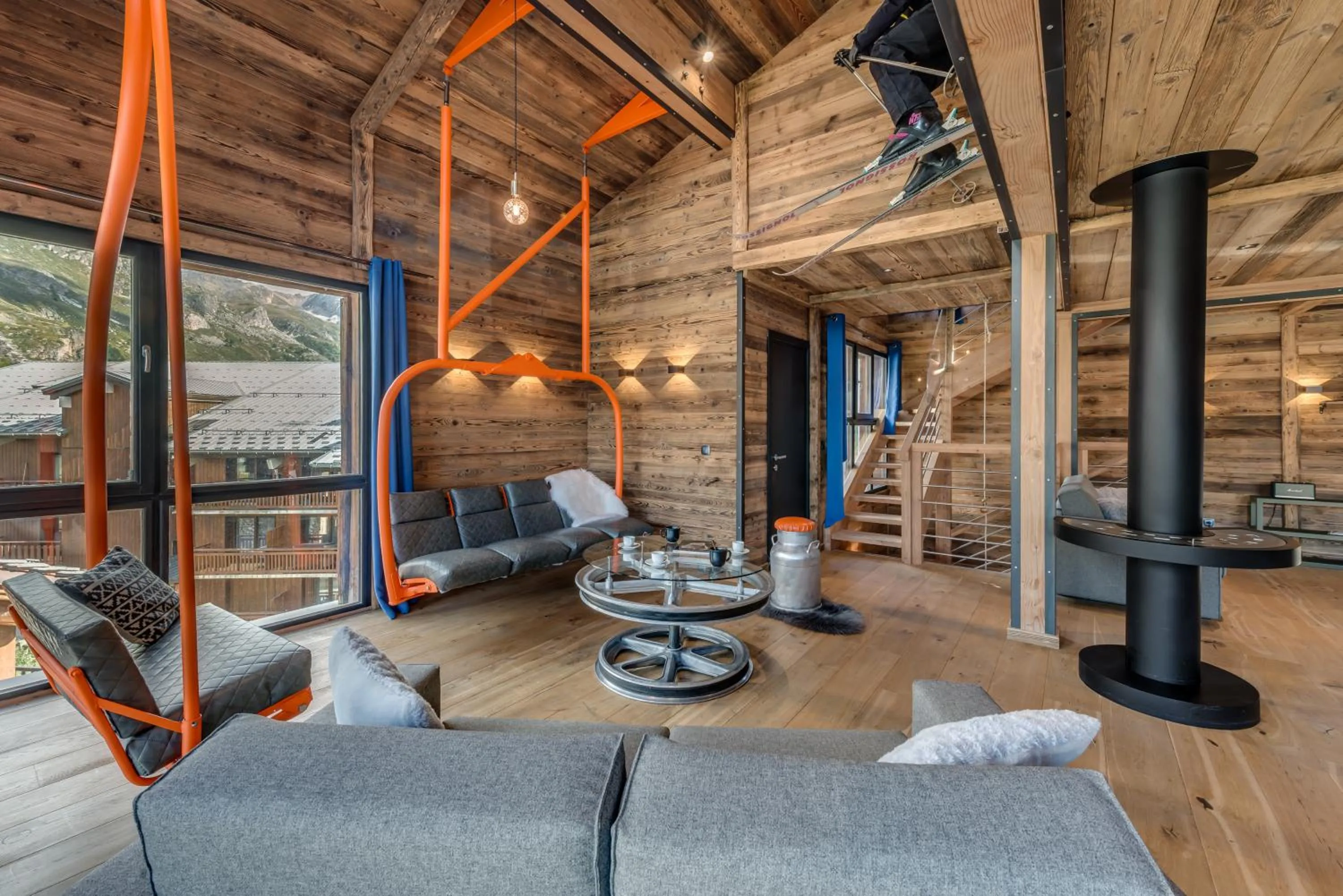 Living room in Chalet Monts by Les Etincelles