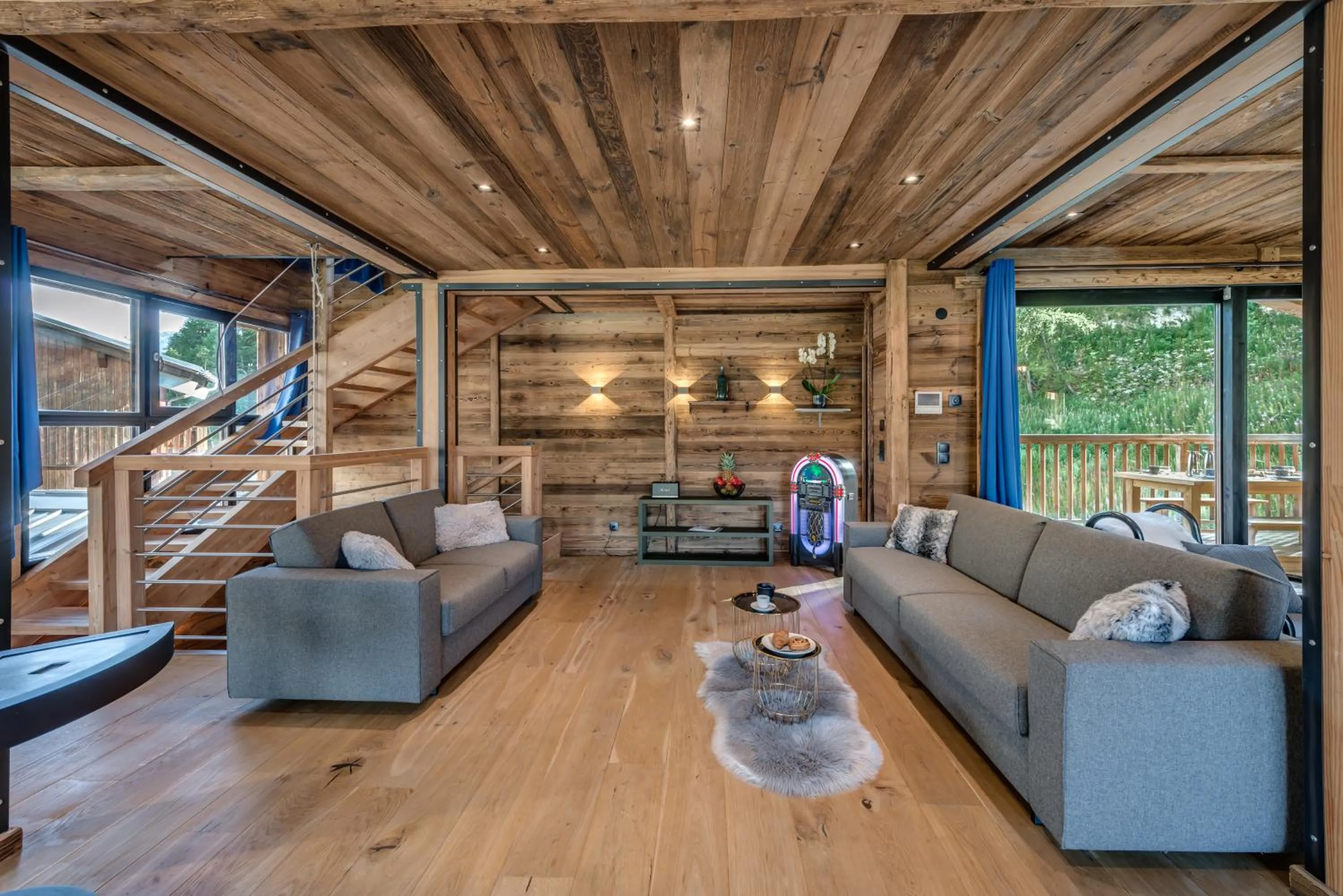 Living room in Chalet Monts by Les Etincelles