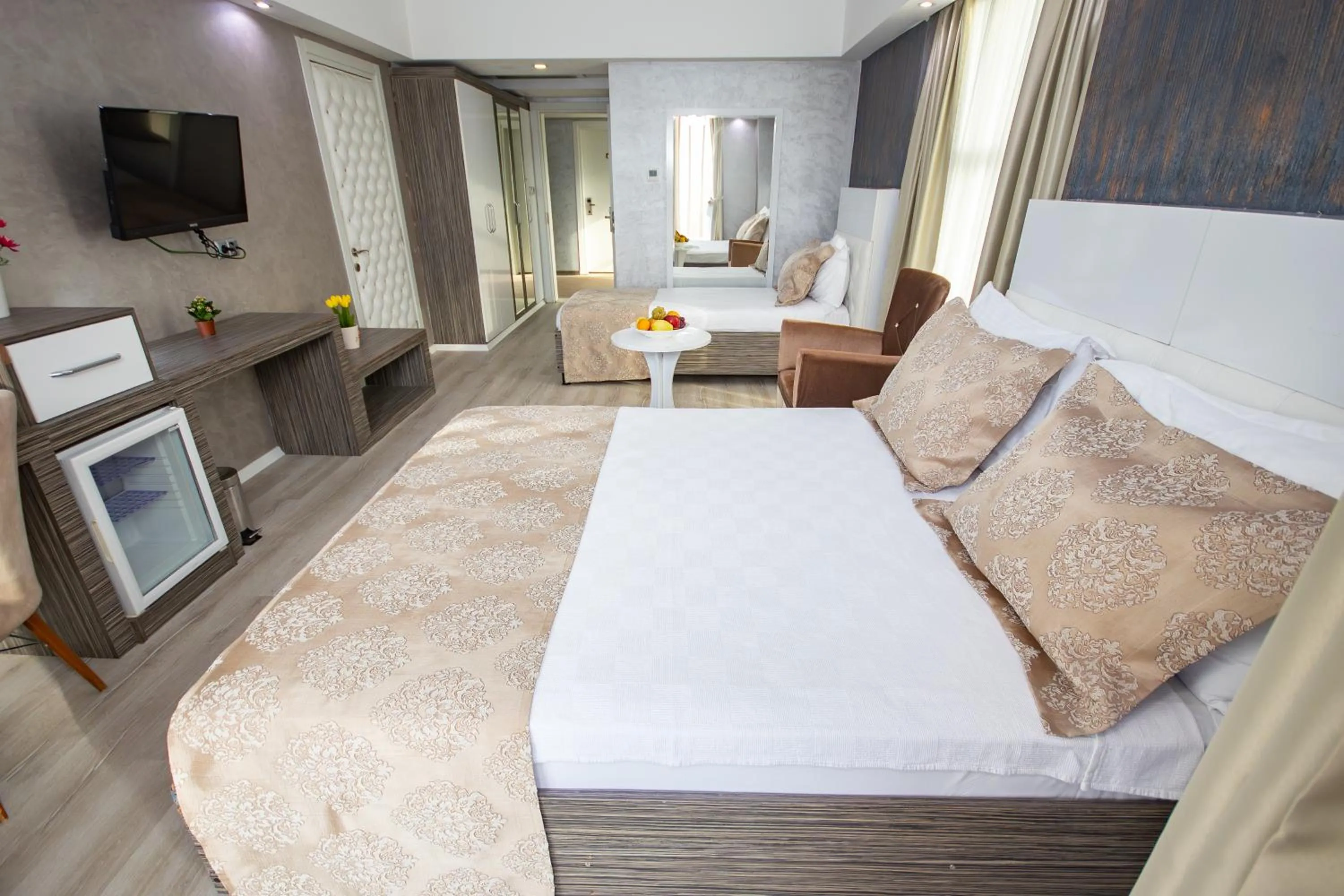 Bed in MOX Hotel Wellness & Spa