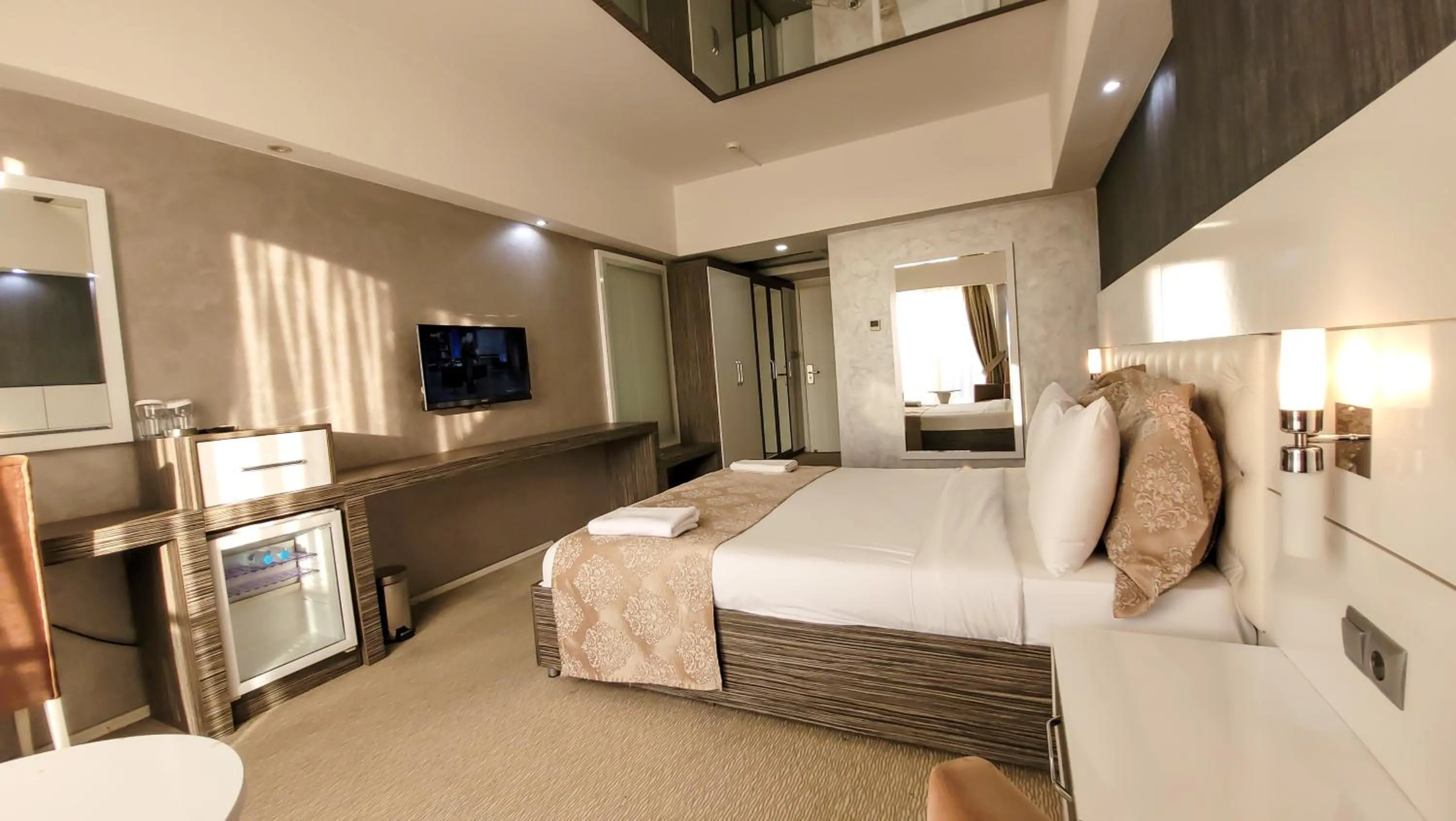 Bed in MOX Hotel Wellness & Spa