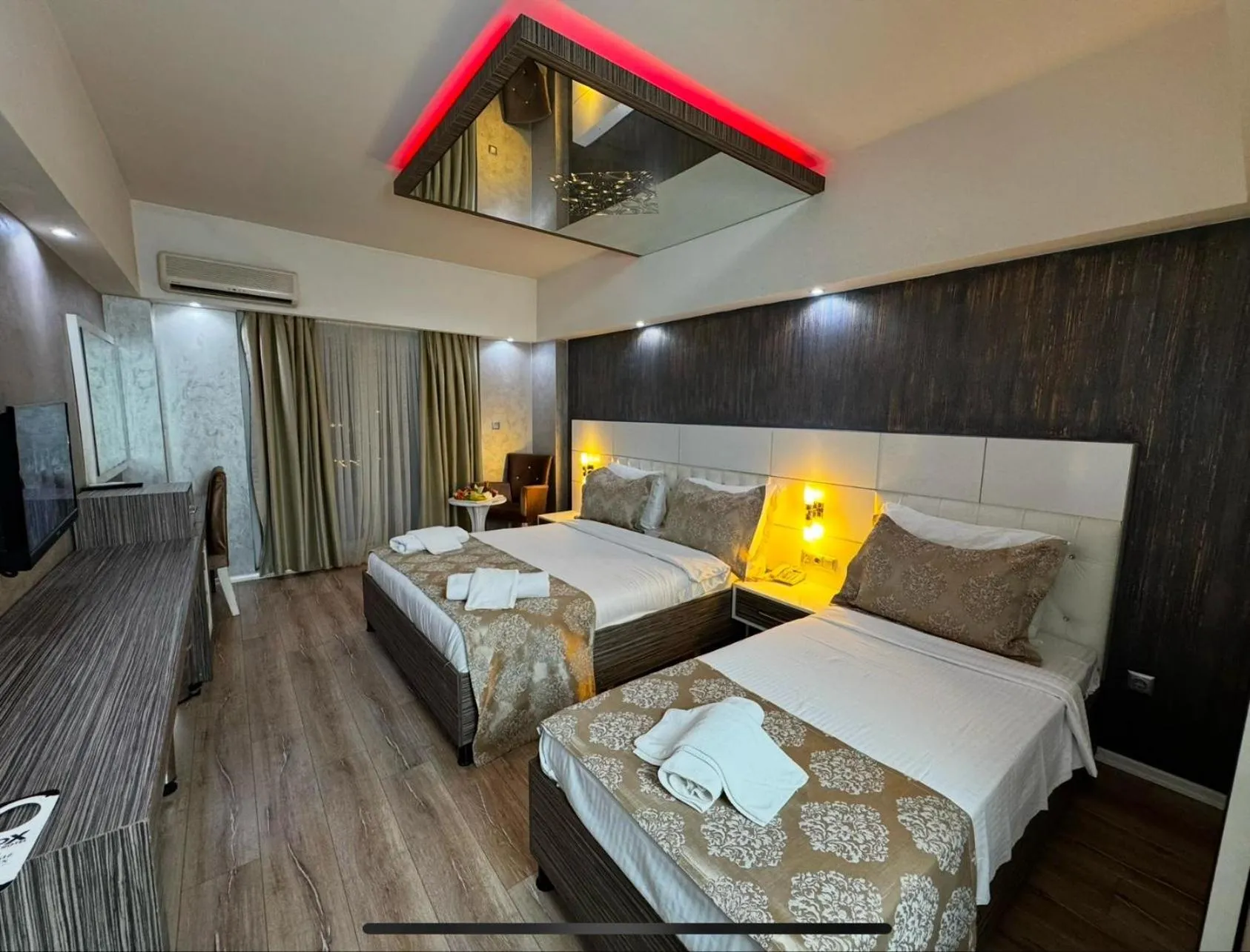 Bed in MOX Hotel Wellness & Spa