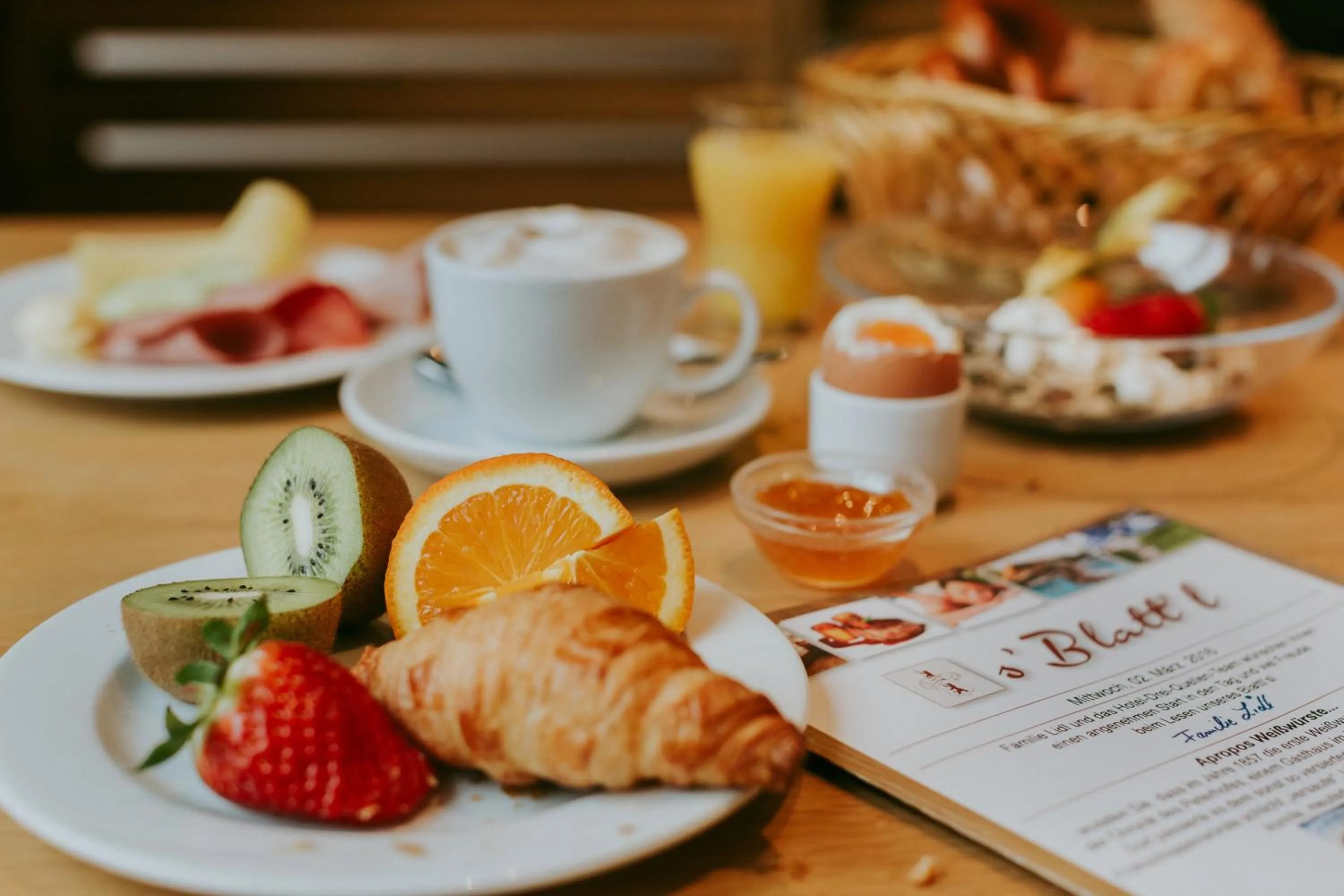 Buffet breakfast in Hotel Drei Quellen Therme