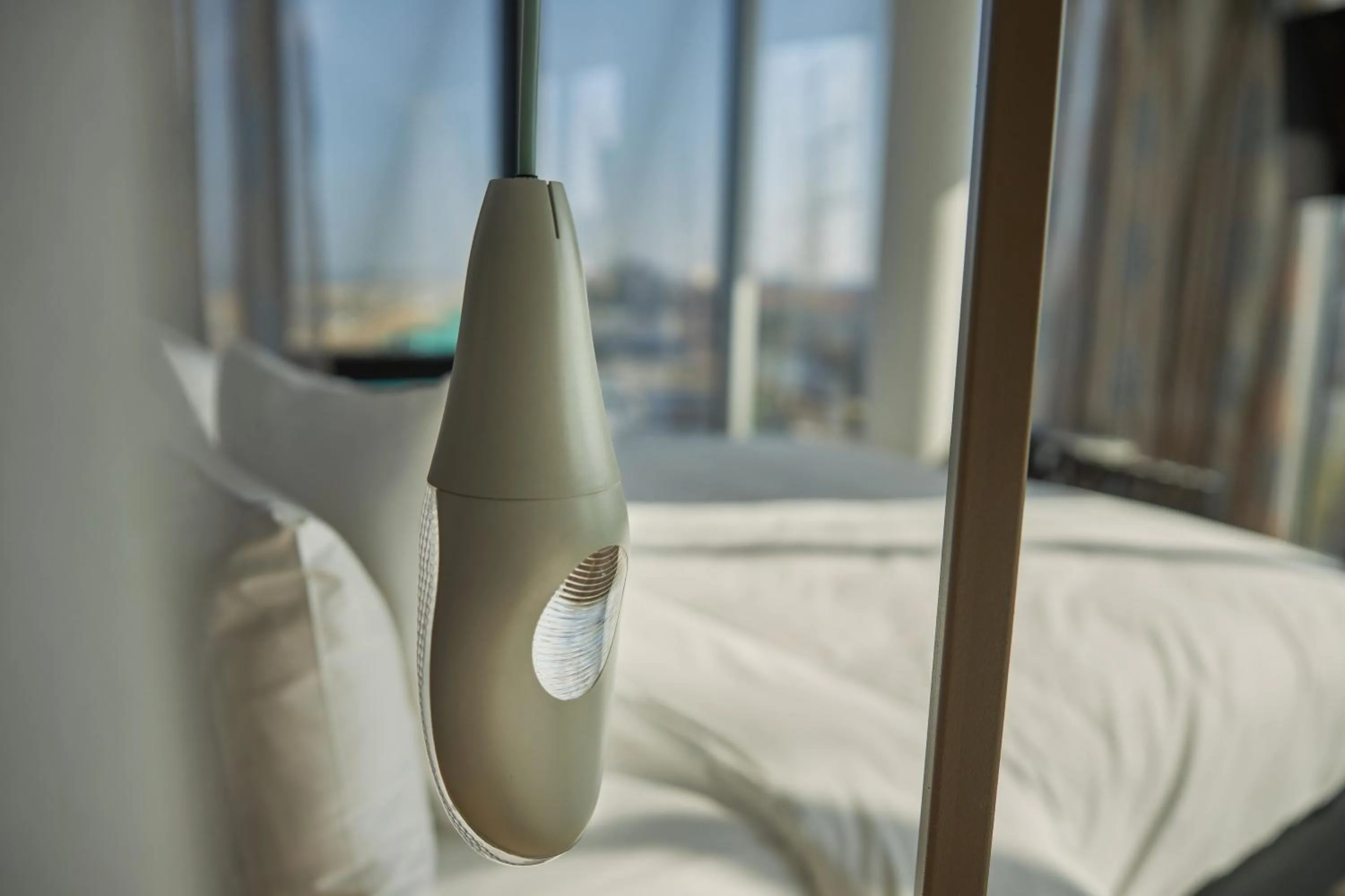 Decorative detail, Bed in Inntel Hotels Den Haag Marina Beach