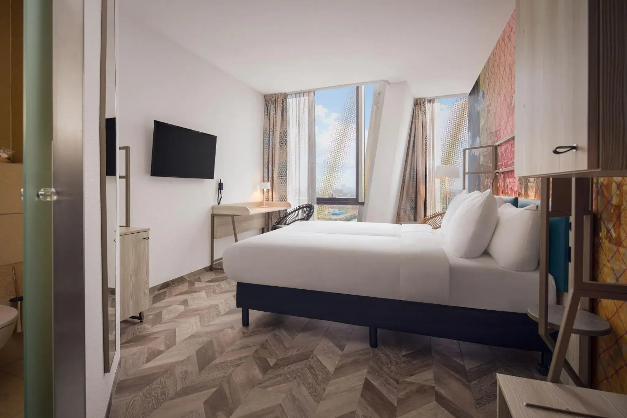 City Twin Room in Inntel Hotels Den Haag Marina Beach City Twin Room in Inntel Hotels Den Haag Marina Beach