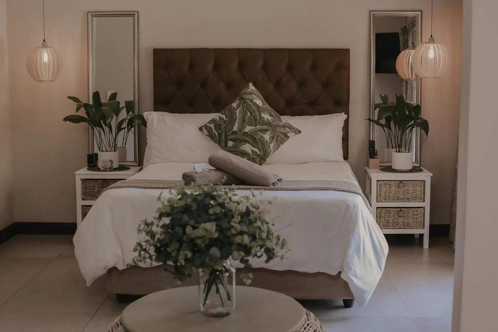 Family Room with Garden View in Villa Rose Guesthouse & Venue