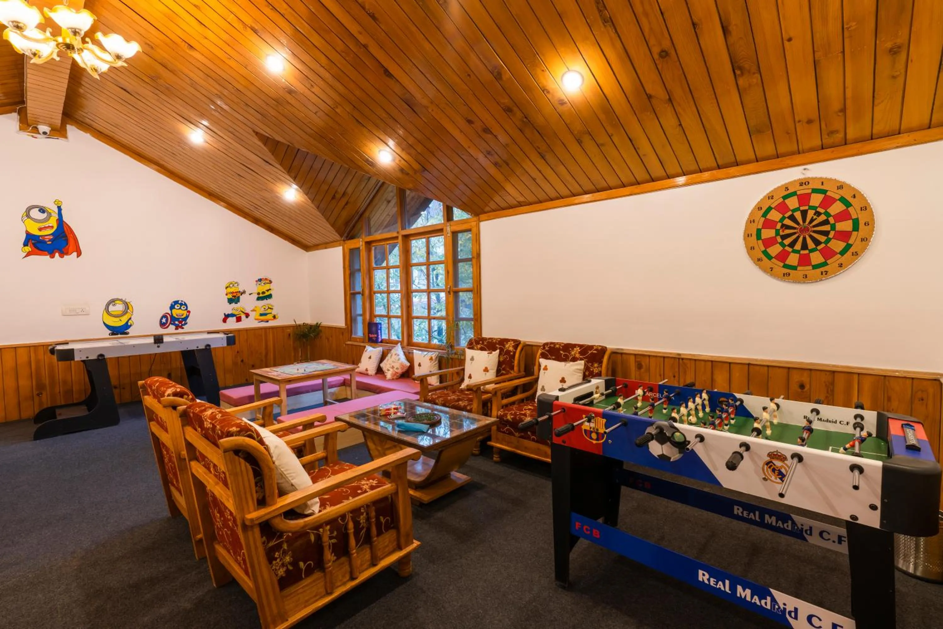 Game Room in Zen Manali by Keekoo Stays