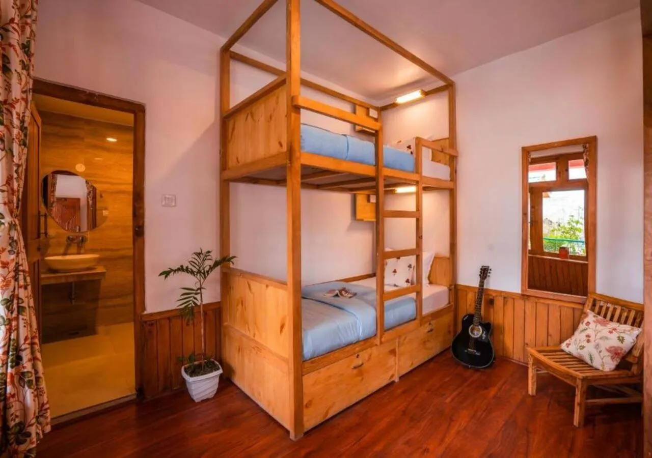 bunk bed, Bed in Zen Manali by Keekoo Stays