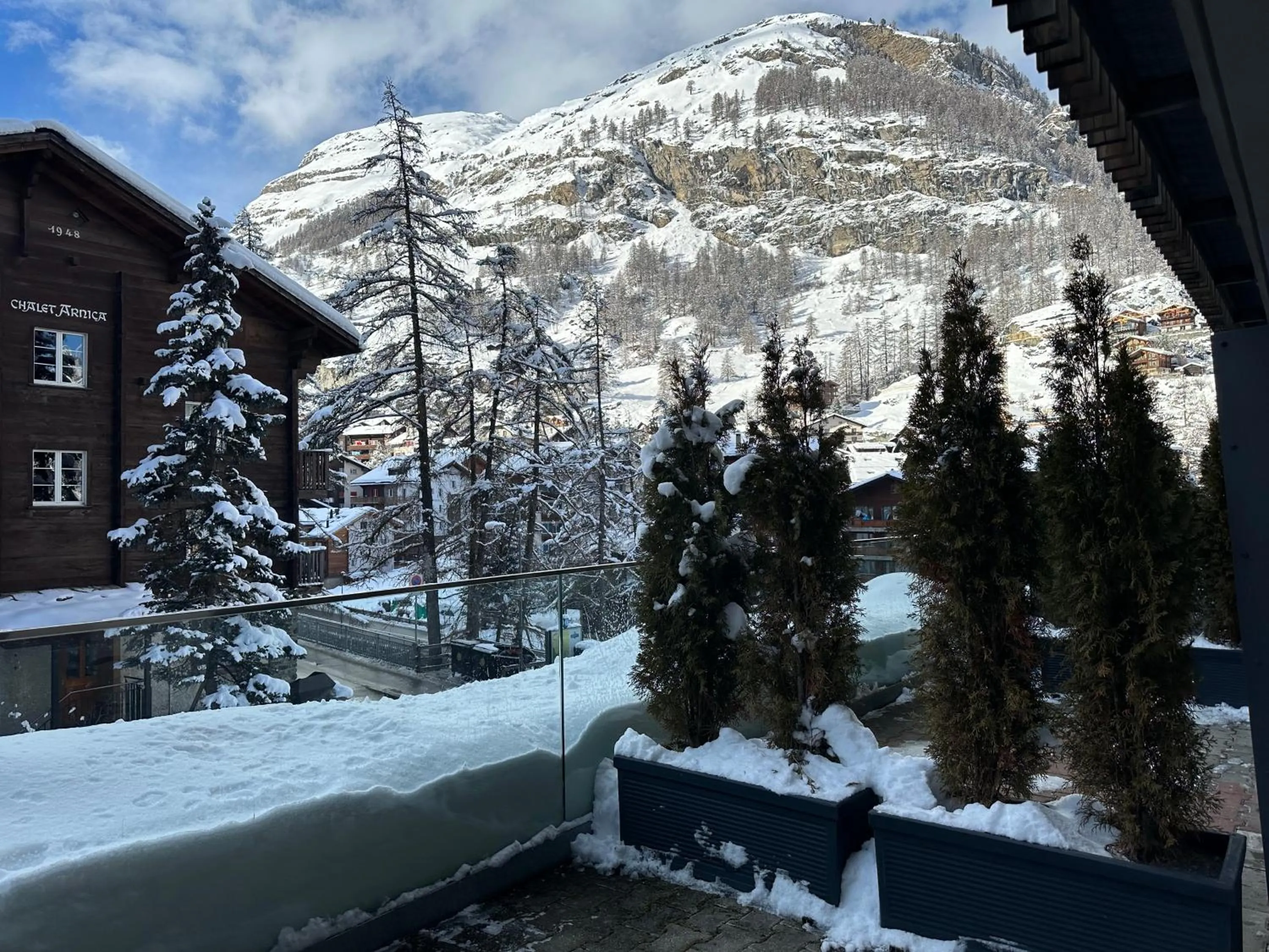 Mountain view in Hotel Bristol