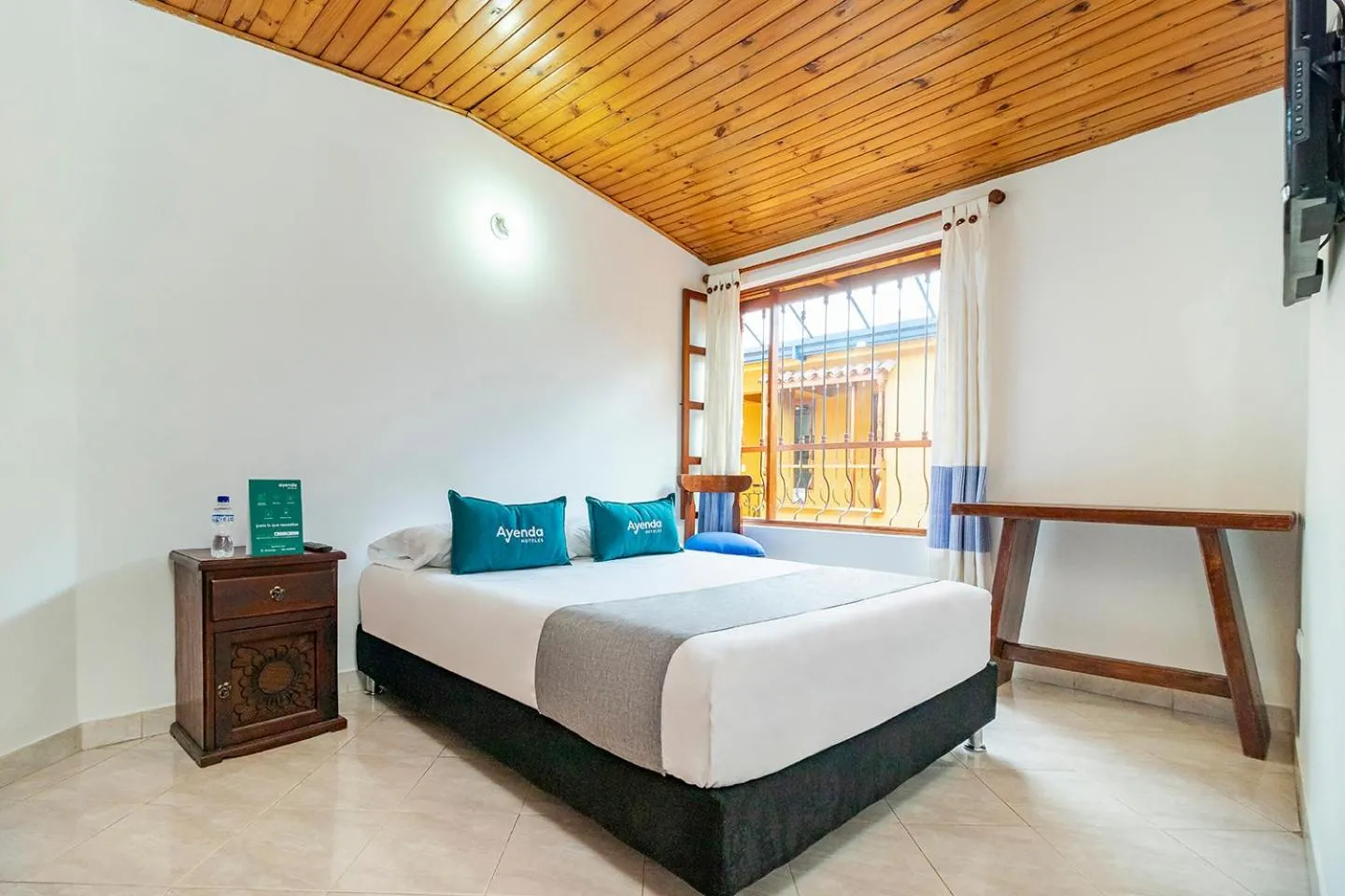 Bed in Ayenda Hotel Casona Santa Rosa
