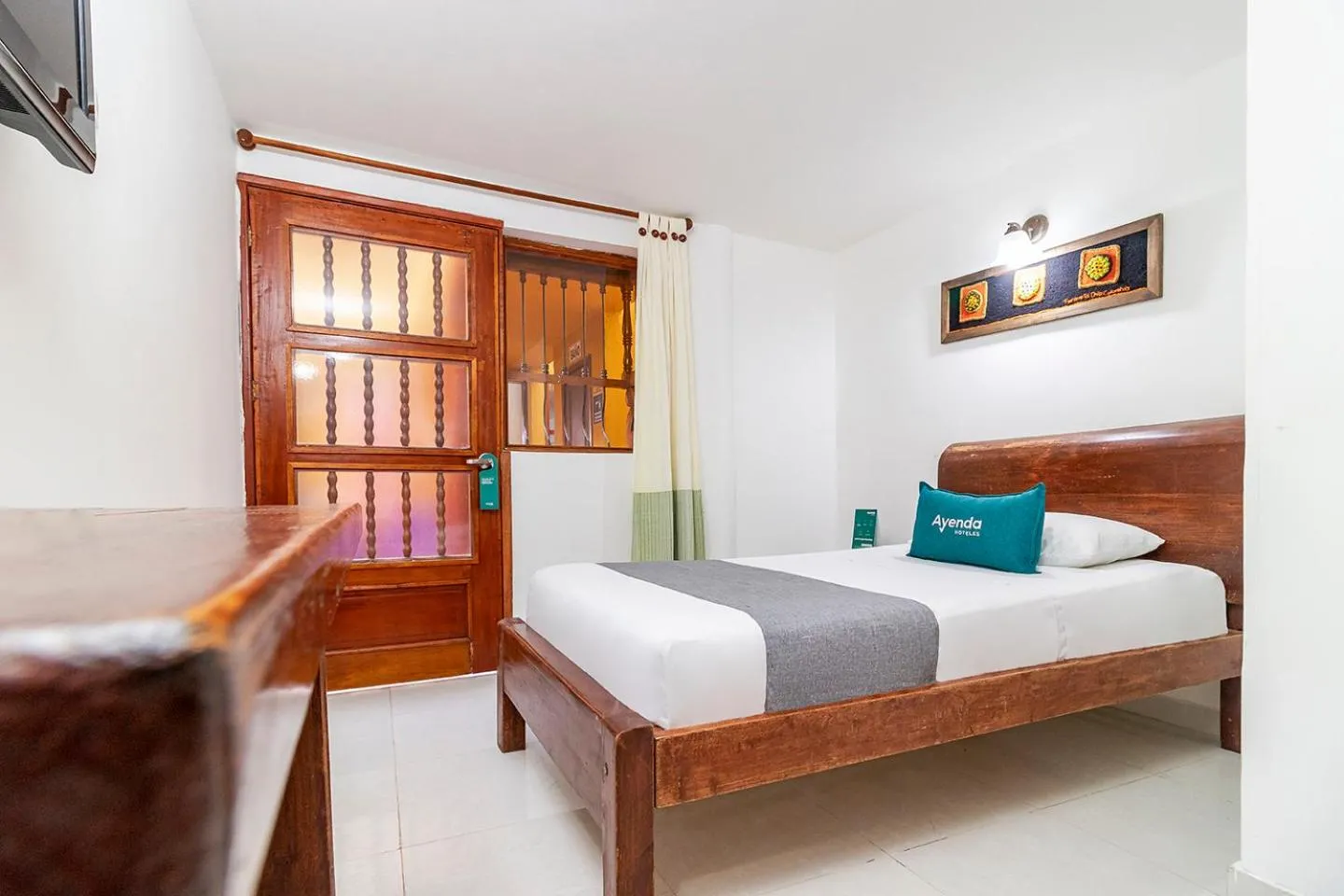 Bed in Ayenda Hotel Casona Santa Rosa