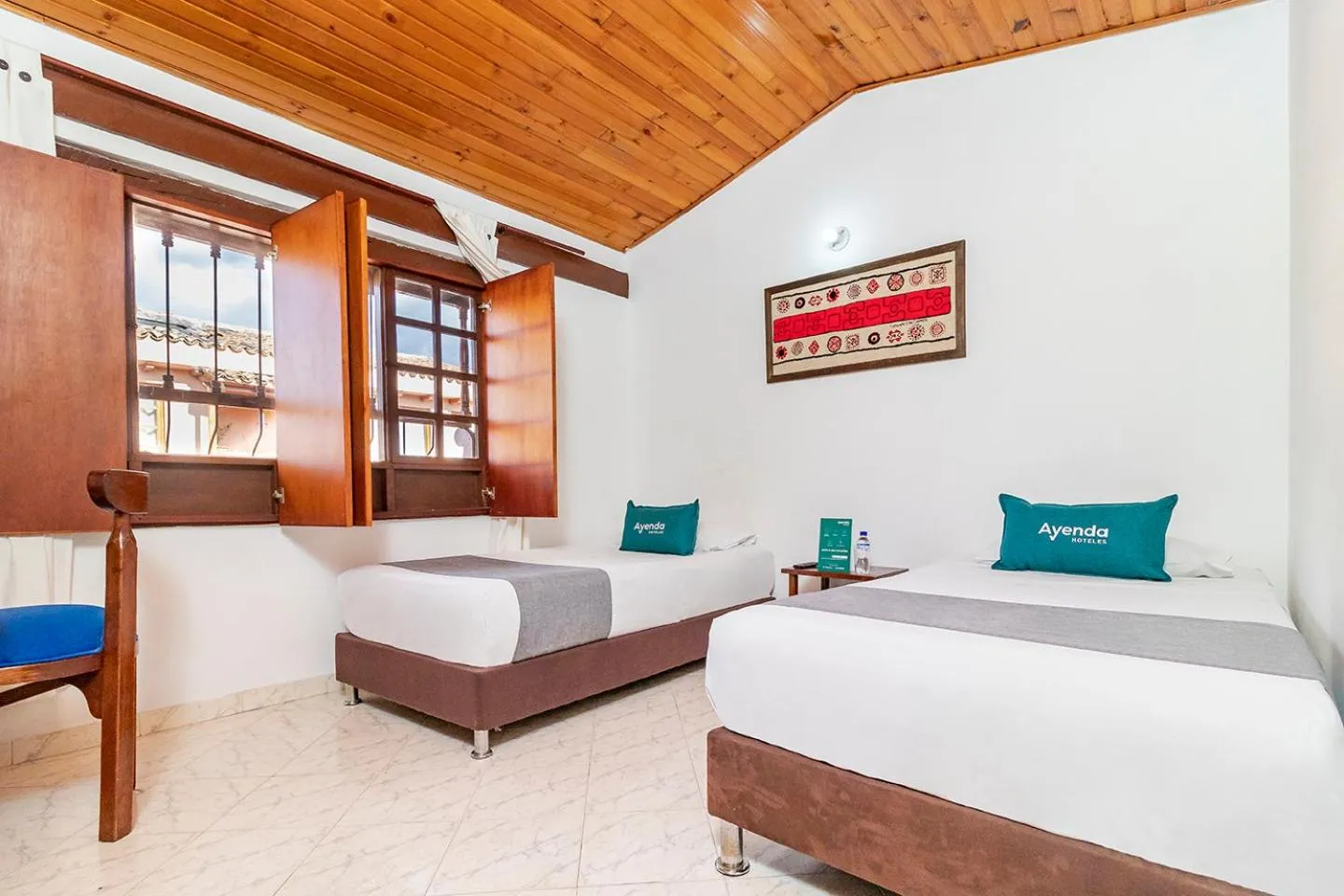 Bed in Ayenda Hotel Casona Santa Rosa