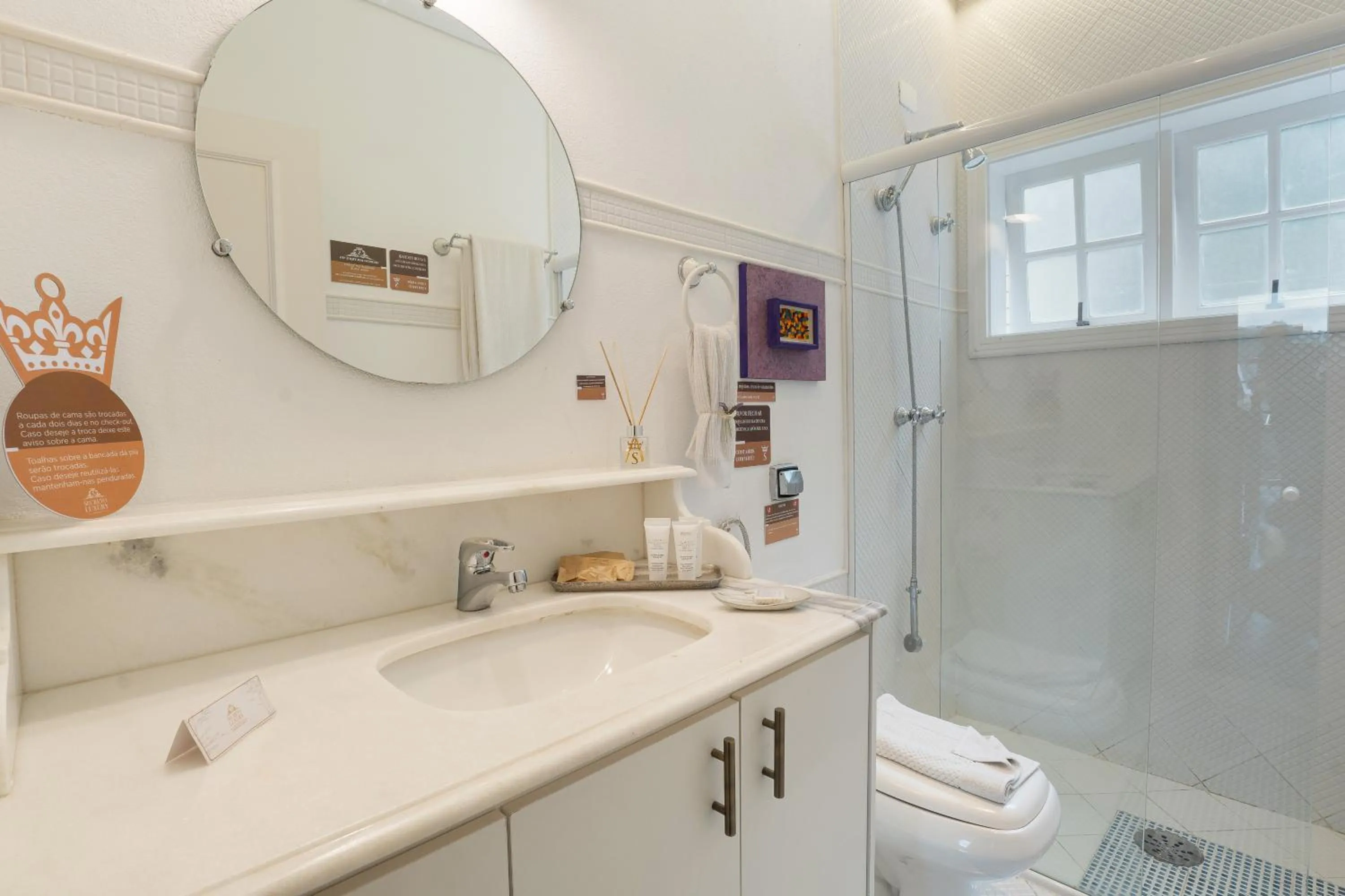 Shower in Secreto Boutique Hotel