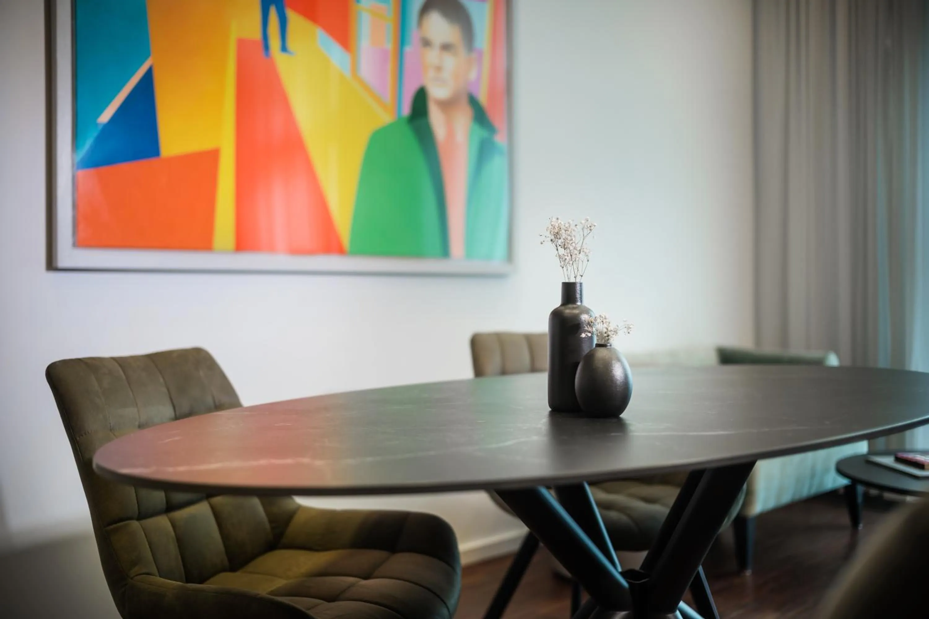 Communal lounge/ TV room in Art Hotel City Leipzig