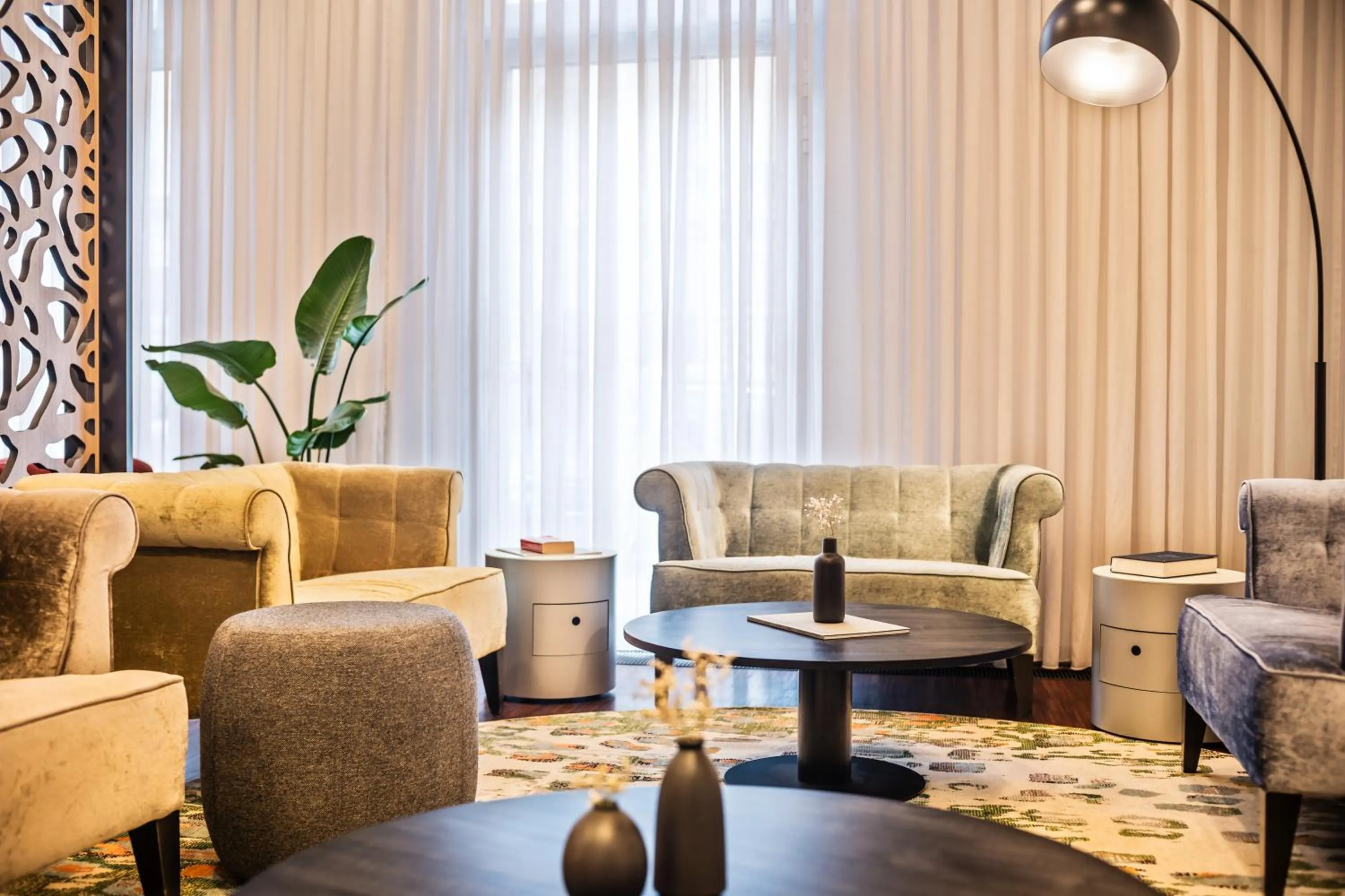 Communal lounge/ TV room in Art Hotel City Leipzig