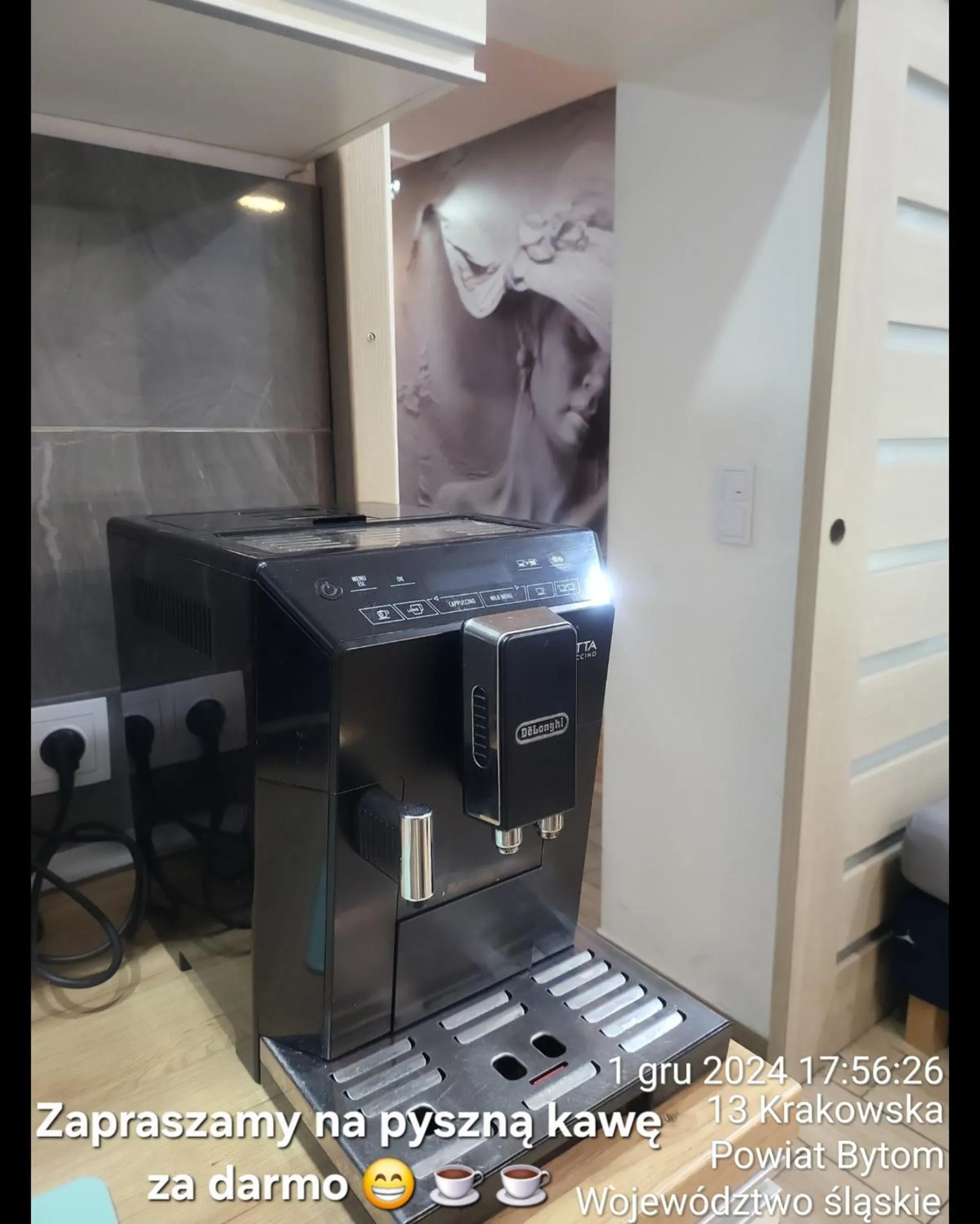 Kitchen or kitchenette in Apartamenty PRETTY WOMAN meldunek samodzielny 24h - noclegi Bytom Chorzów Katowice