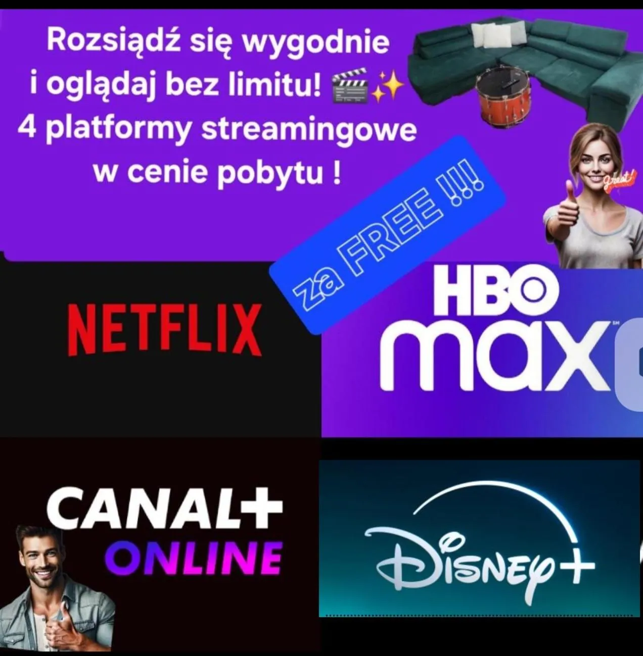 TV and multimedia in Apartamenty PRETTY WOMAN meldunek samodzielny 24h - noclegi Bytom Chorzów Katowice