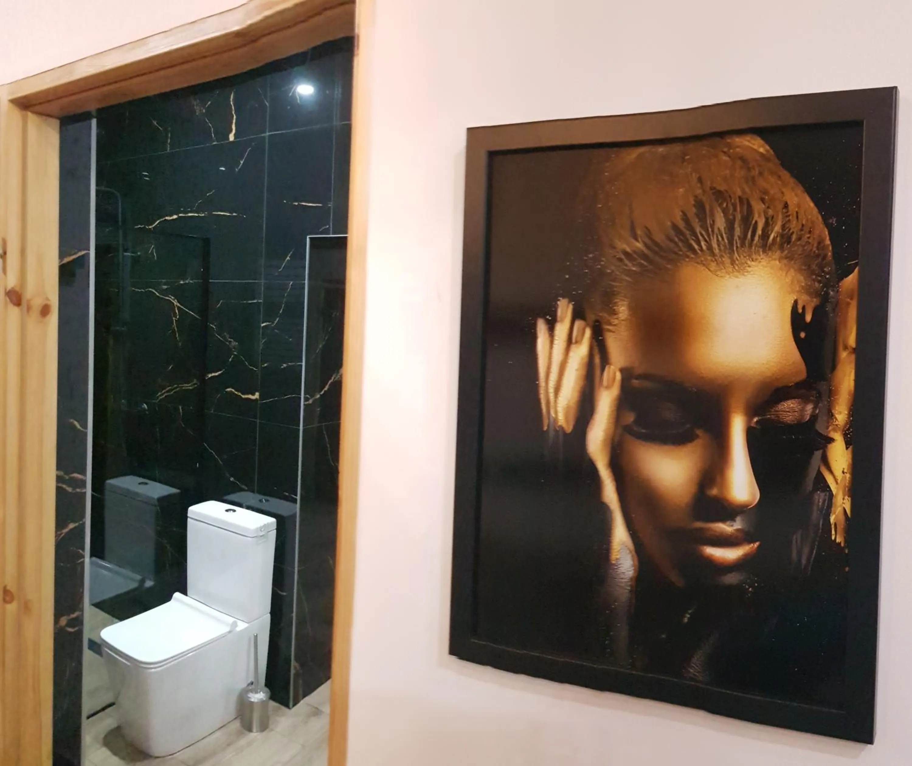 Toilet in Apartamenty PRETTY WOMAN meldunek samodzielny 24h - noclegi Bytom Chorzów Katowice