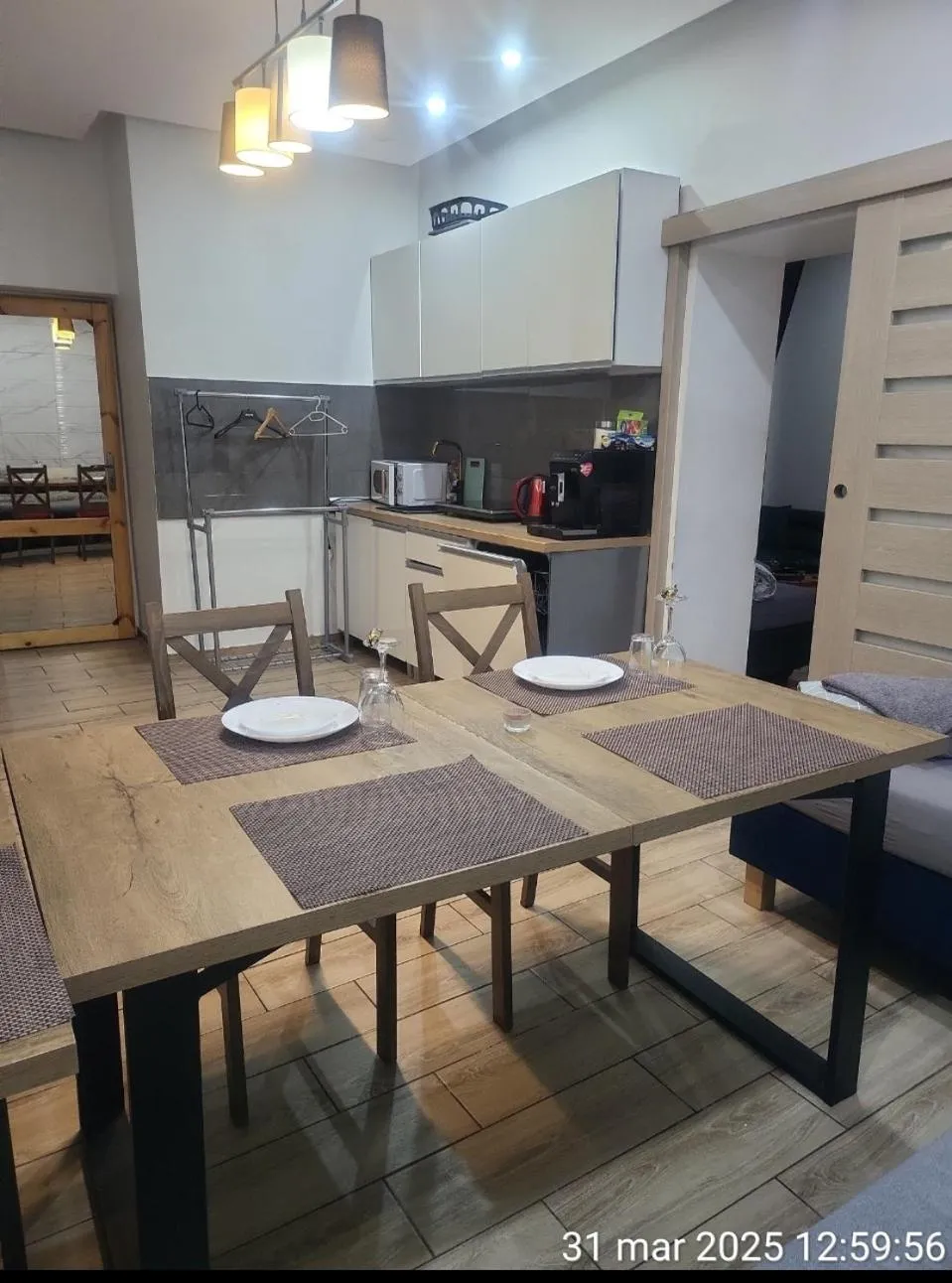 Kitchen or kitchenette in Apartamenty PRETTY WOMAN meldunek samodzielny 24h - noclegi Bytom Chorzów Katowice