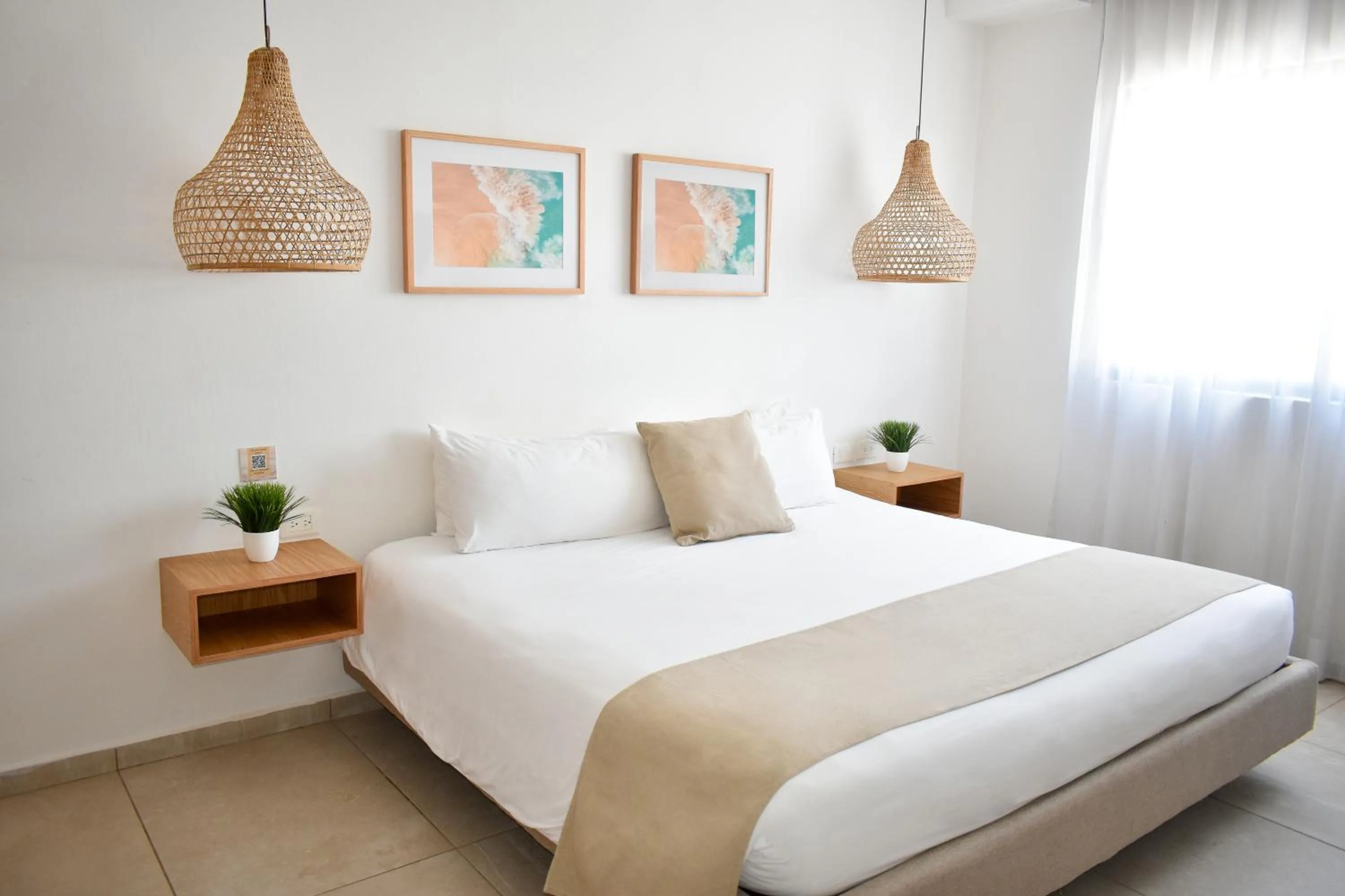 Bed in Terrasse Hotel Playa del Carmen