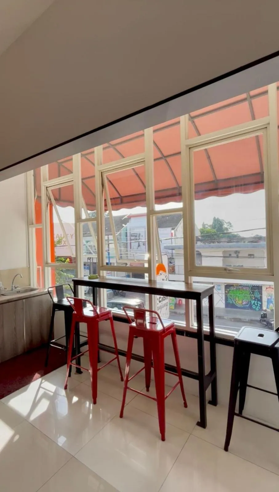 Balcony/Terrace in The Cabin Tanjung Yogyakarta