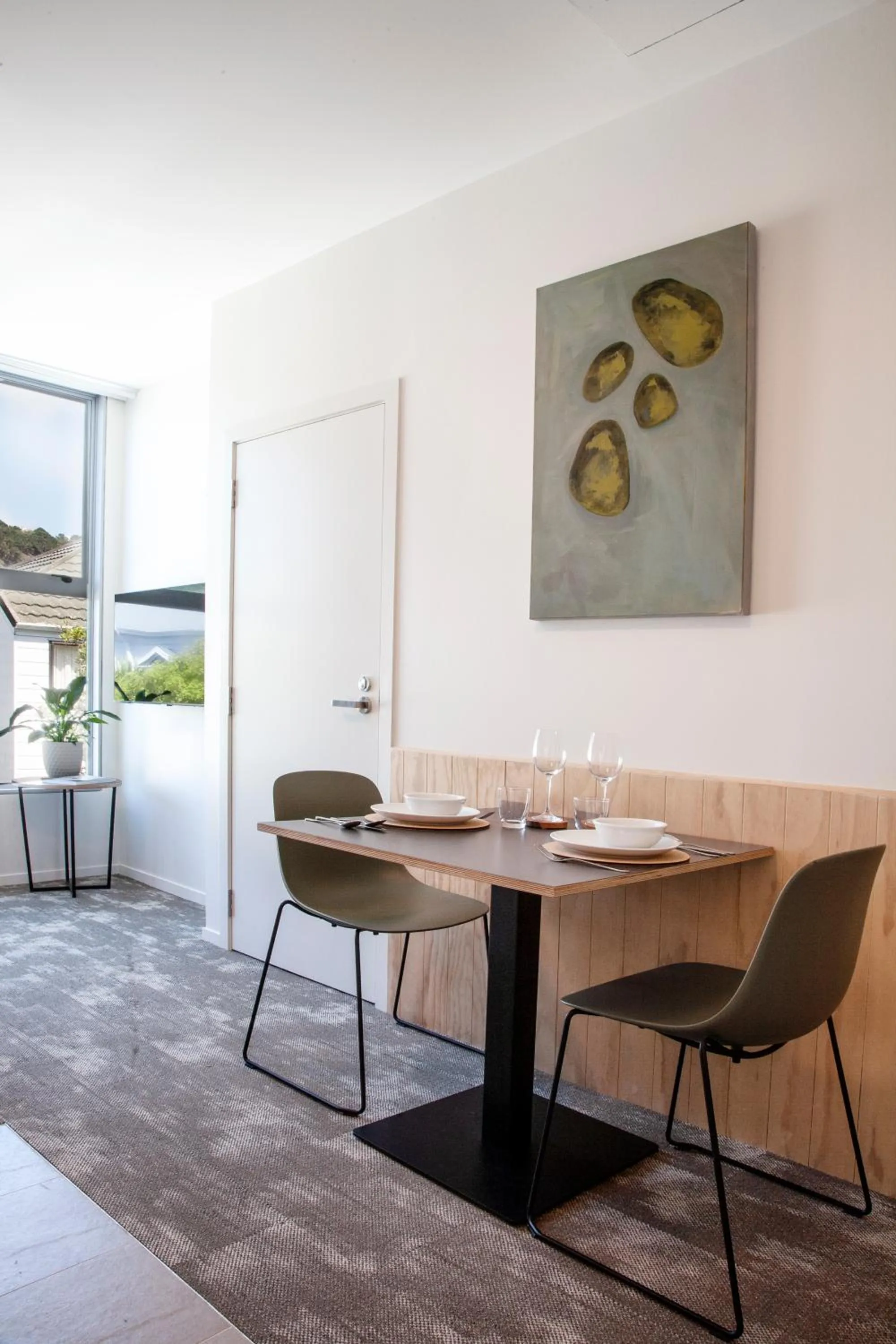 Seating area in Sojourn Apartment Hotel - Riddiford