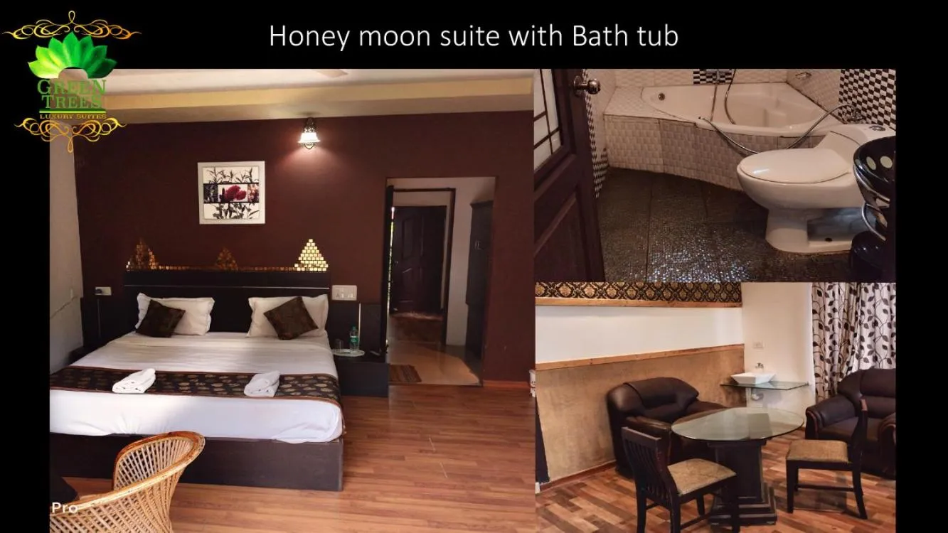 Bed in Green Trees Munnar