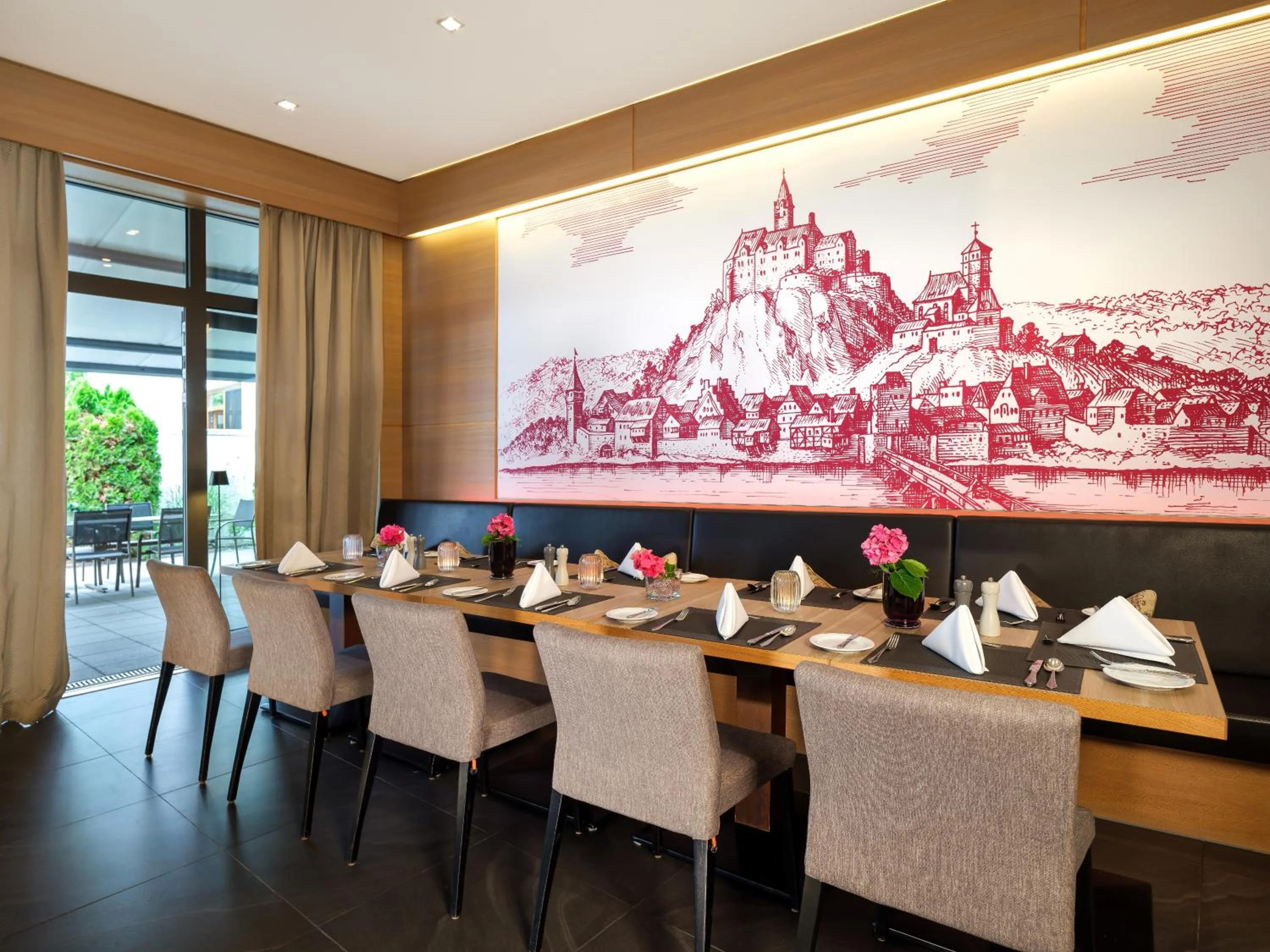 Restaurant/places to eat in Posthotel Walhalla Regensburg Ost