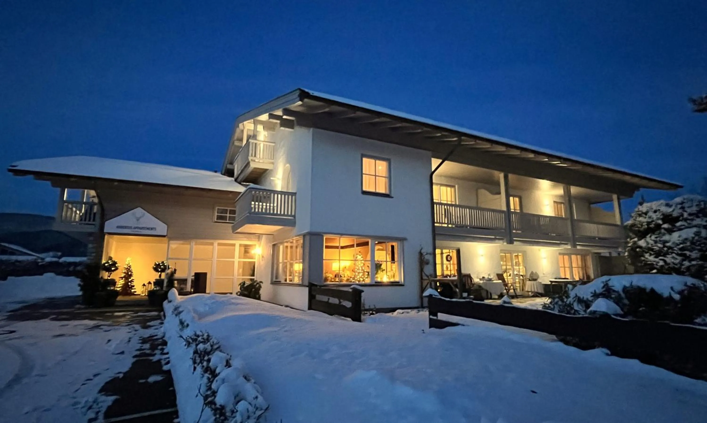 Property building in Hubertus Appartements Inzell