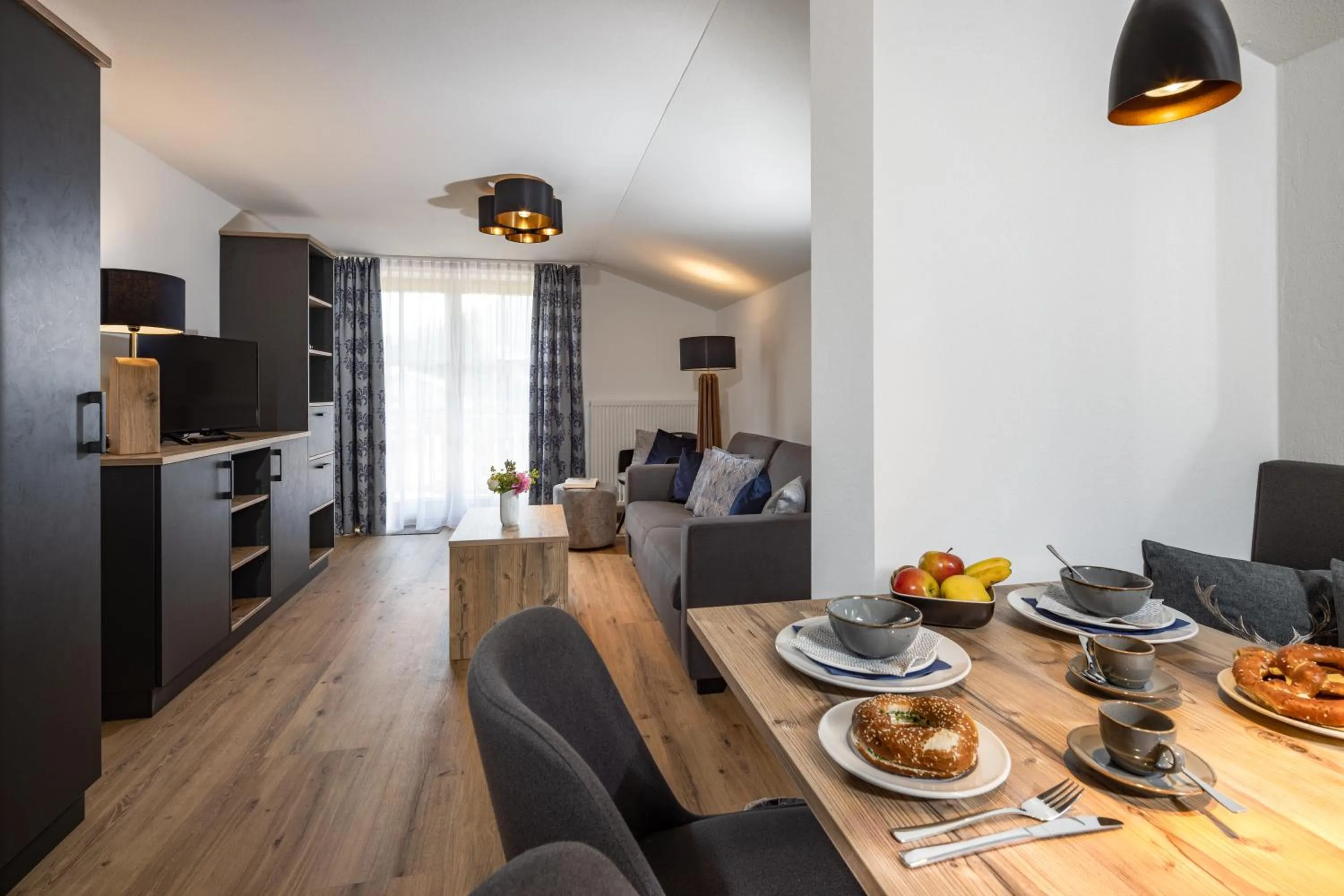 Living room in Hubertus Appartements Inzell