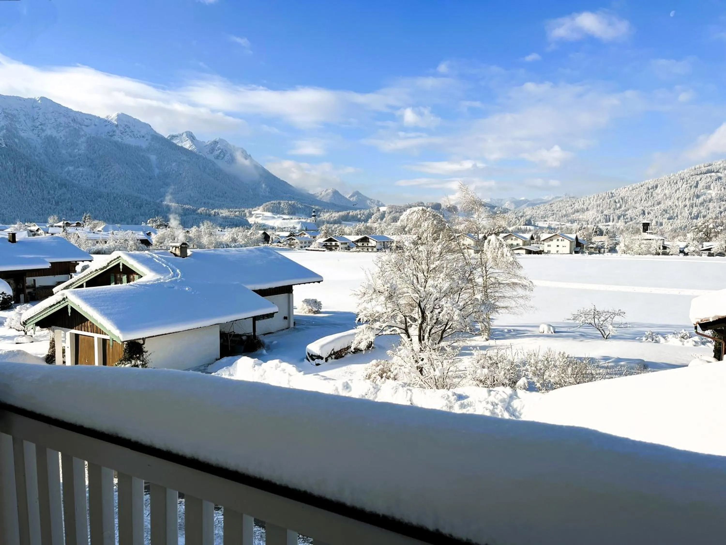 Winter in Hubertus Appartements Inzell