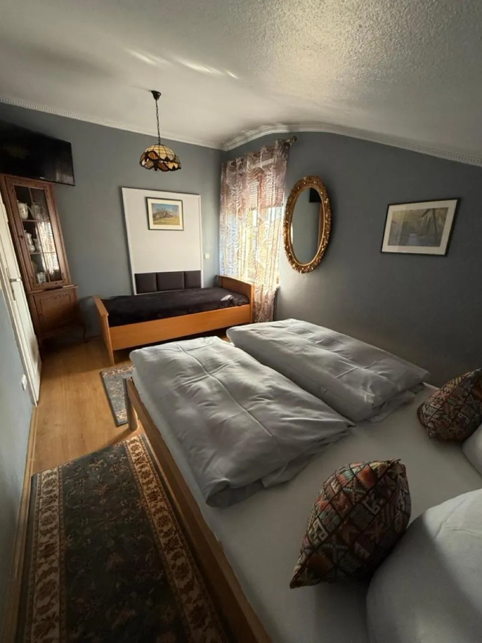 Photo of the whole room, Bed in Pension am Tiefen See