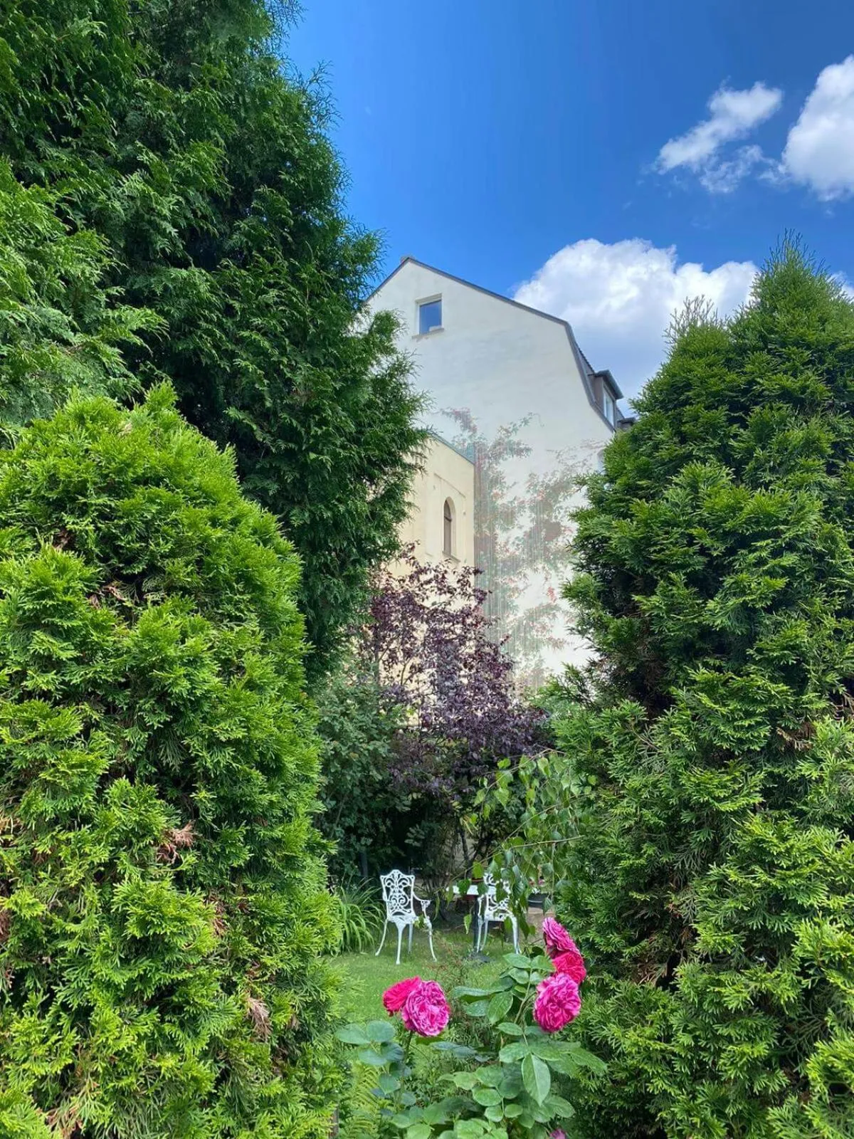 Garden in Pension am Tiefen See
