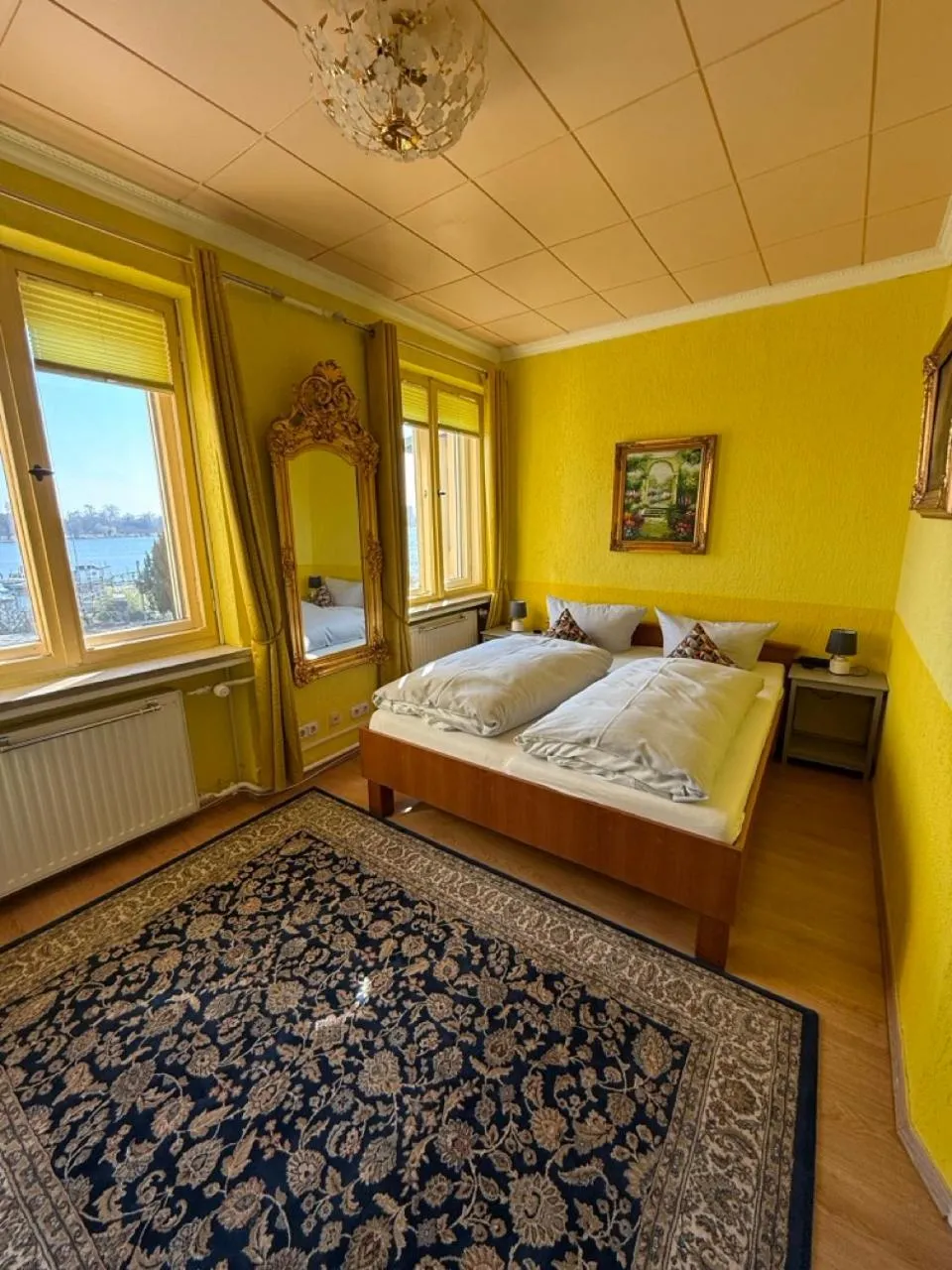 Photo of the whole room, Bed in Pension am Tiefen See